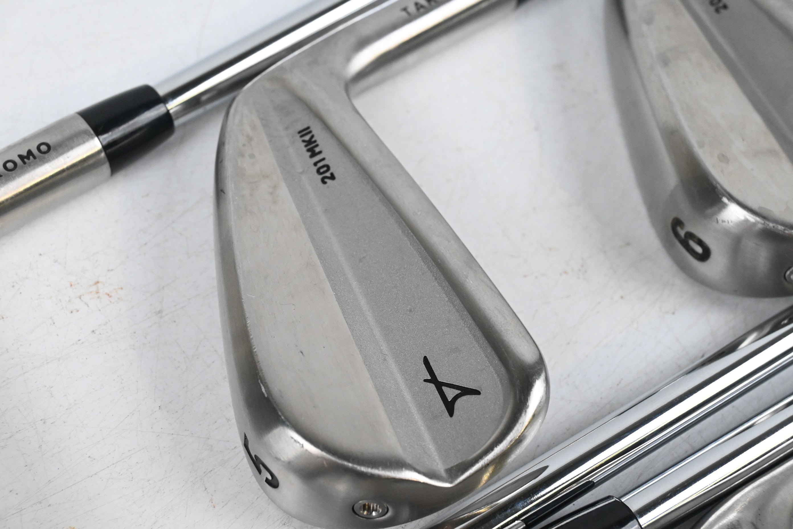 Takomo 201 Irons / 4-PW / Stiff Flex KBS Tour Lite Shafts