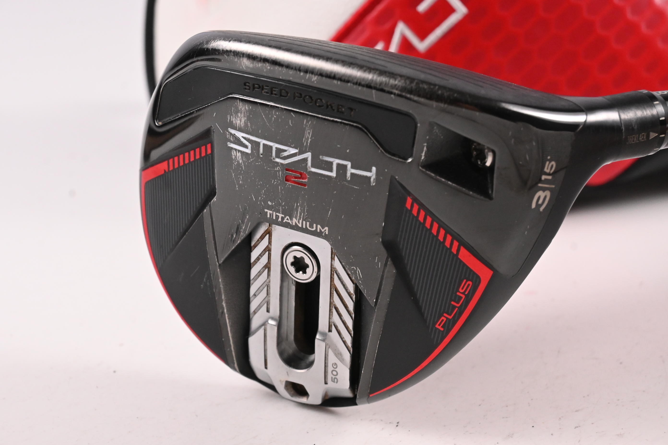 Taylormade Stealth 2 Plus #3 Wood / 15 Degree / Regular Flex Kai'li Red 60 Shaft