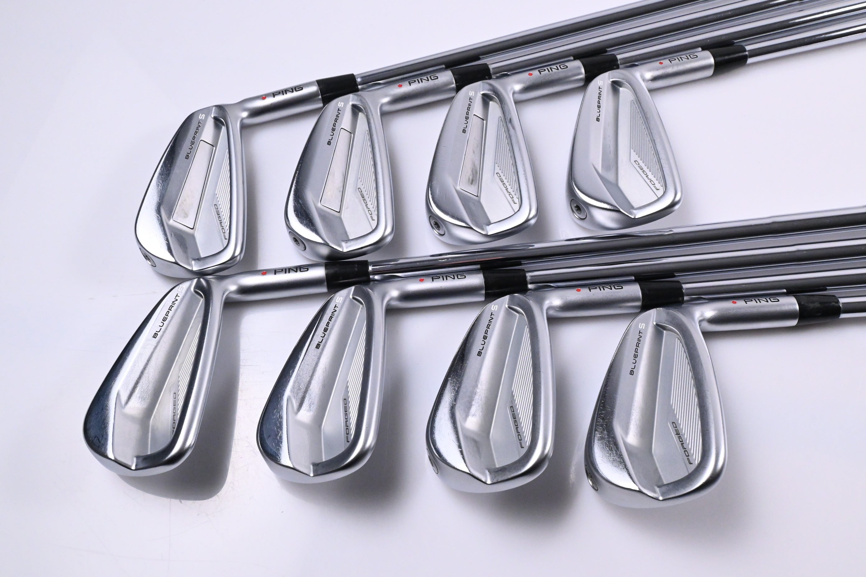 Ping Blueprint S Irons / 3-PW / Red Dot / X-Flex Dynamic Gold 120 X100 Shafts