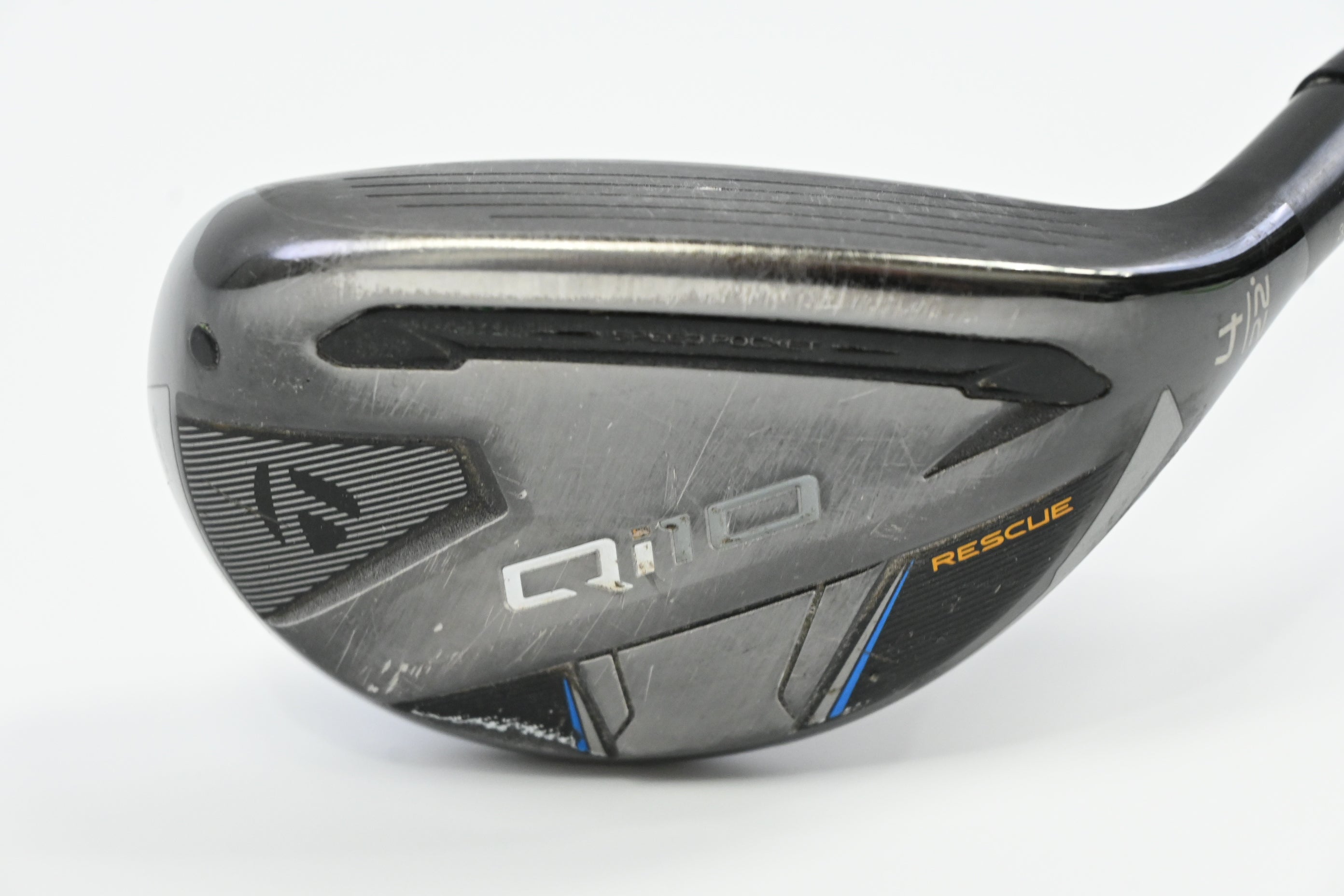 Taylormade Qi10 #4 Hybrid / 22 Degree / Regular Flex HZRDUS Gen5 Black 80