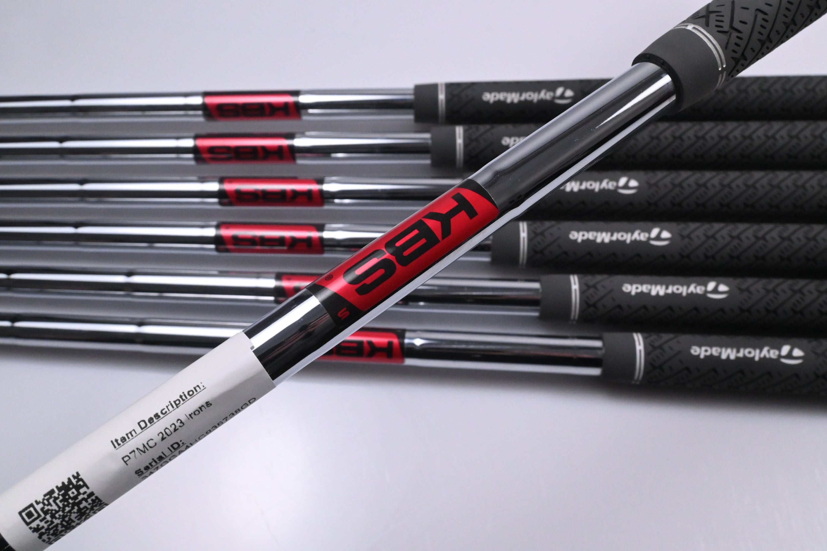 Taylormade P7MC 2023 Irons / 4-PW / Stiff Flex KBS Tour Shafts