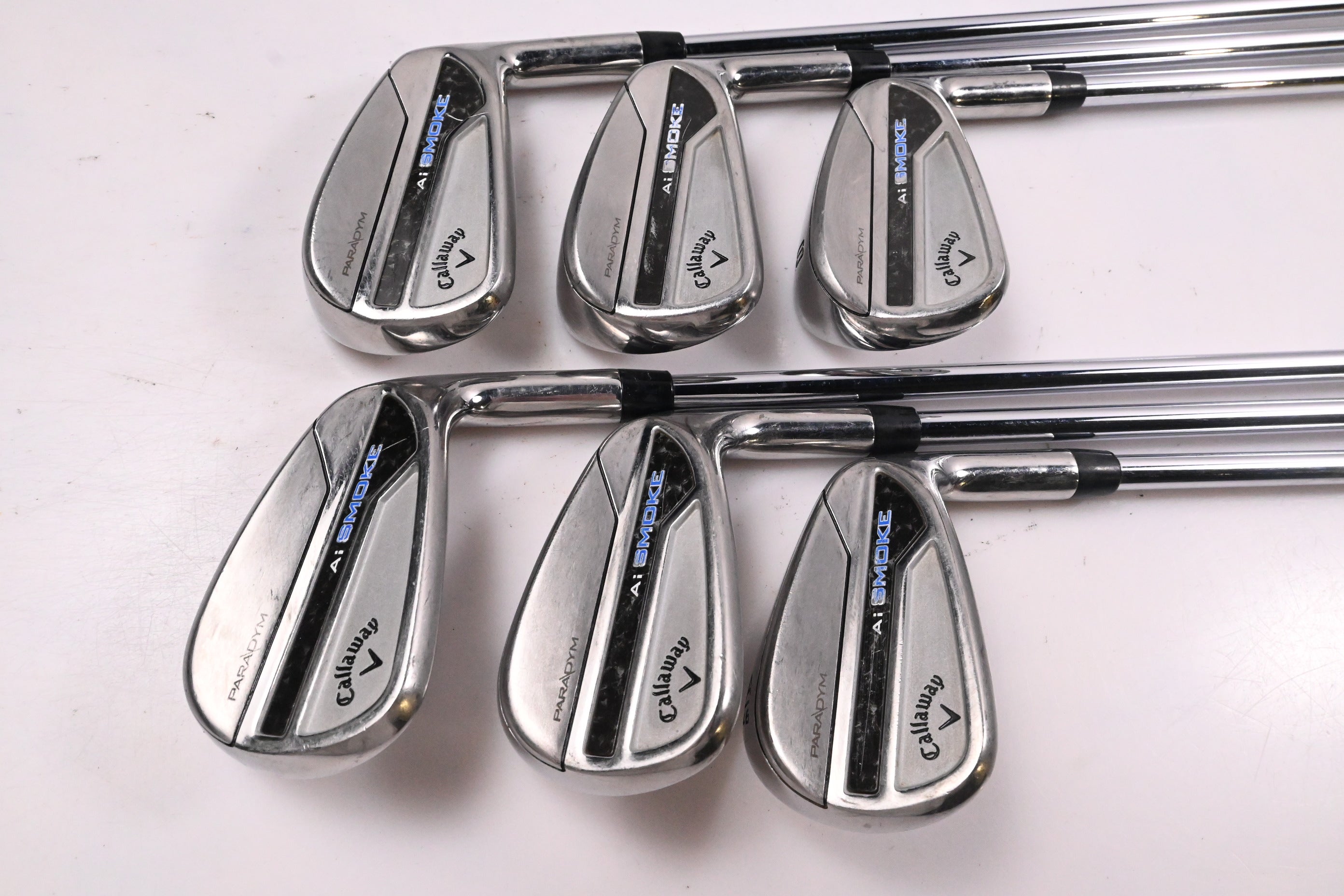 Callaway Paradym Ai Smoke Irons / 6-PW+AW / Regular Flex Elevate MPH 95
