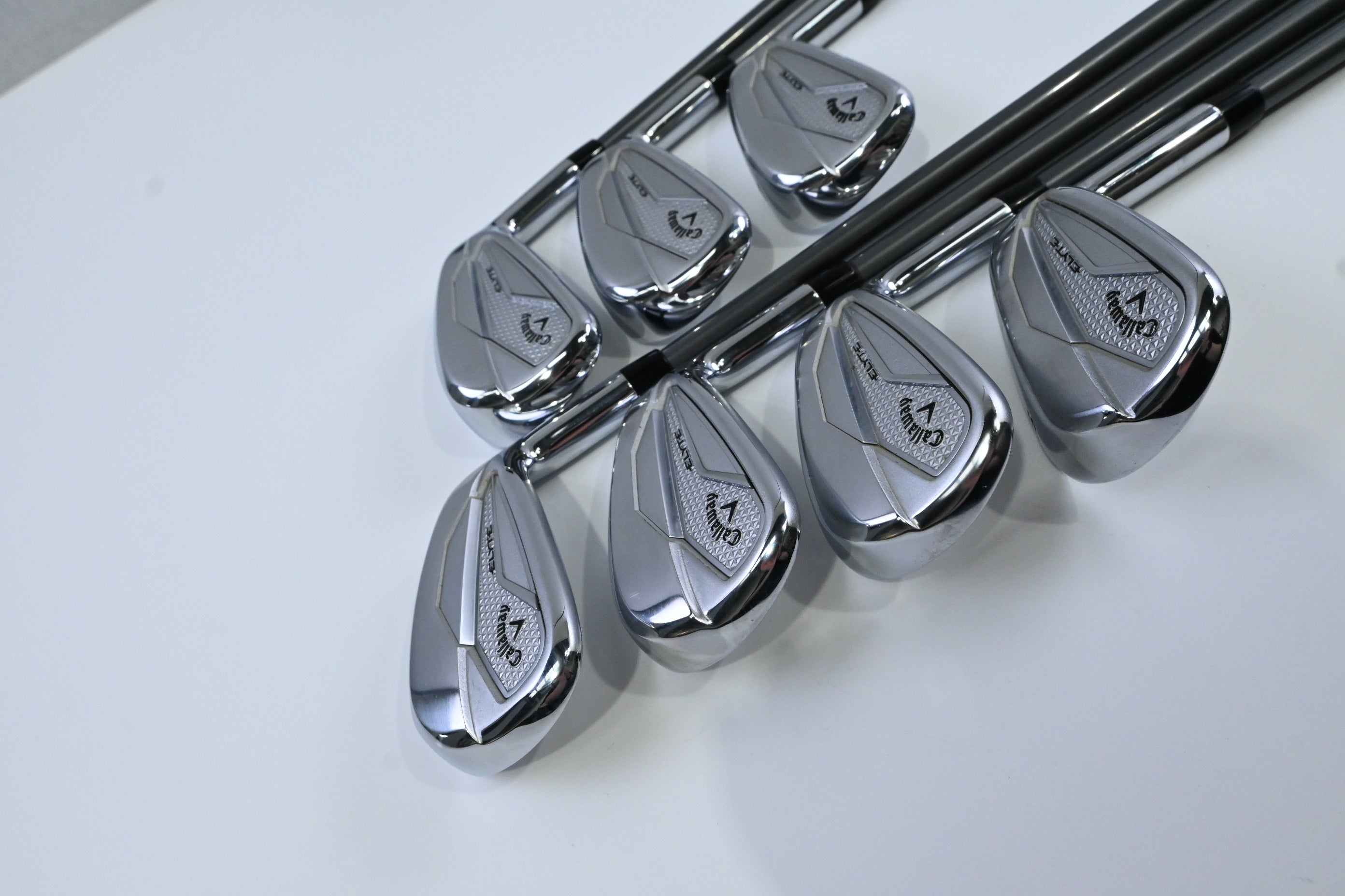 Callaway Elyte Irons / 5-PW+SW / Regular Flex Denali Frost Blue 65