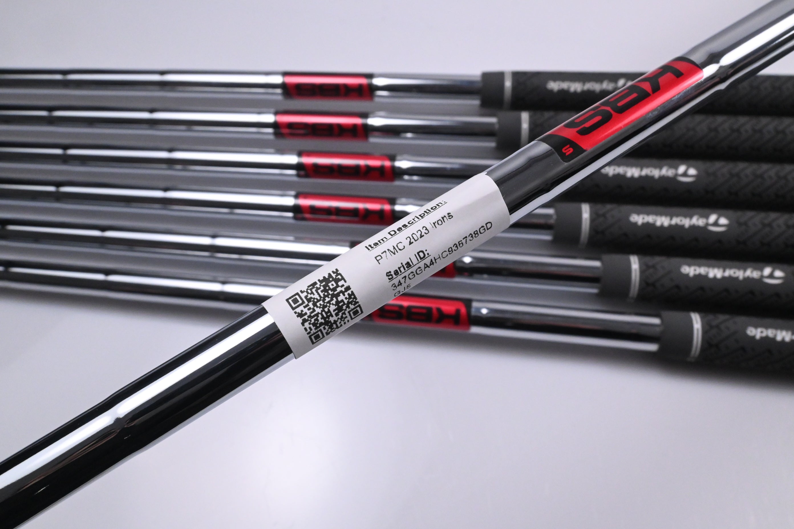 Taylormade P7MC 2023 Irons / 4-PW / Stiff Flex KBS Tour Shafts