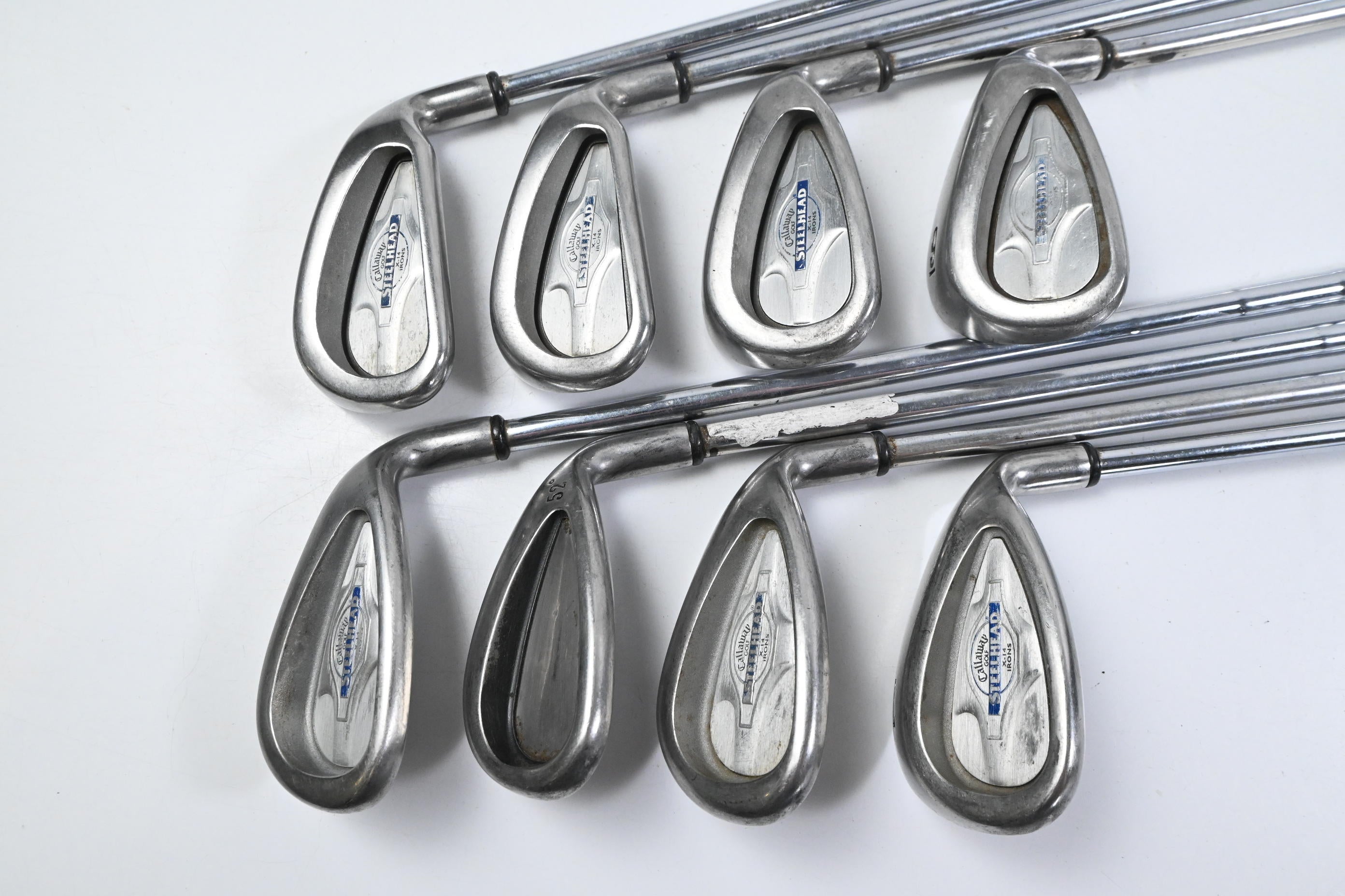 Callaway X-14 Irons / 6-PW+GW+SW+LW / Uniflex Callaway Steelhead Shafts
