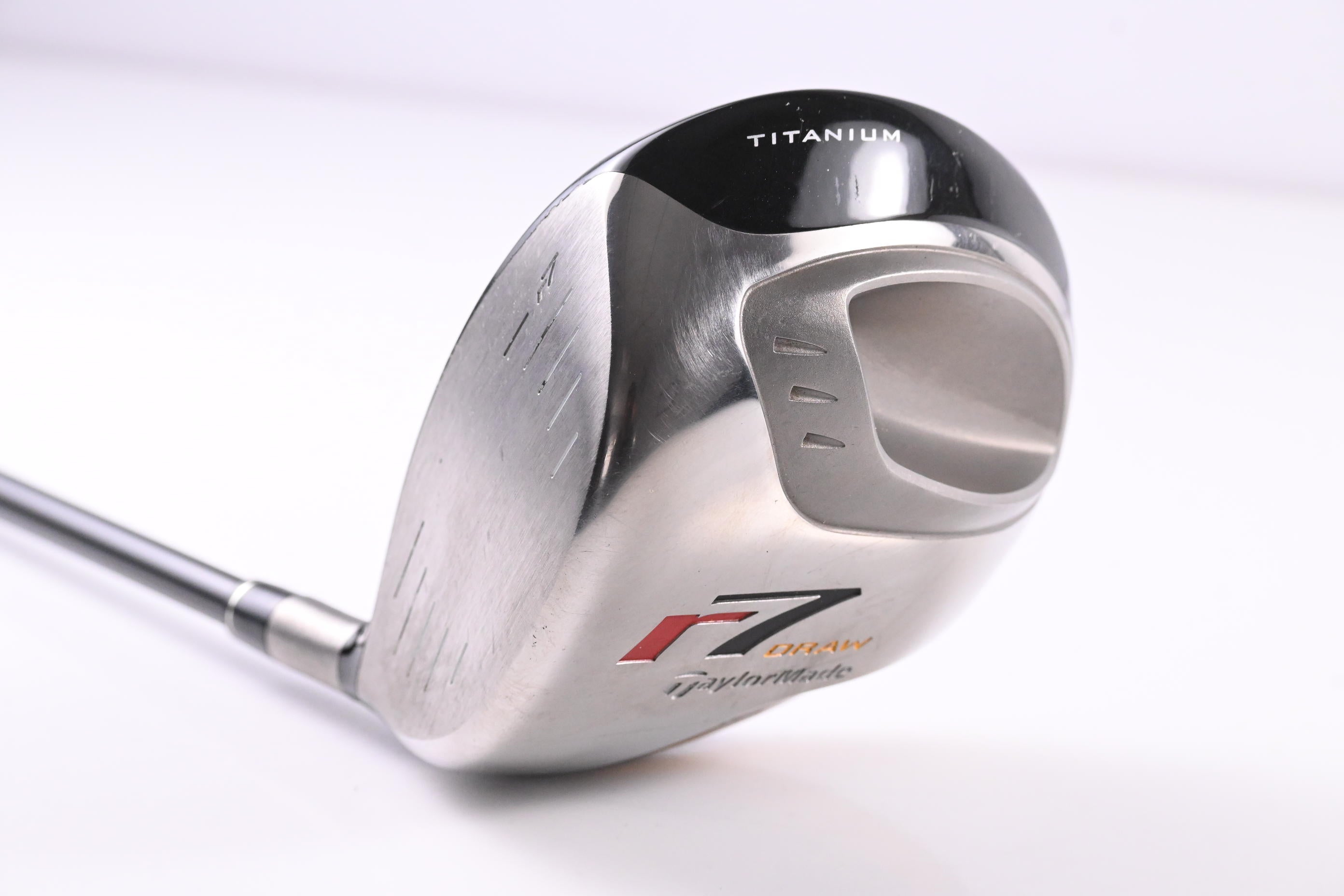 Left Hand Taylormade R7 Draw Driver / 10.5 Degree / Regular Flex Reax 55 Shaft