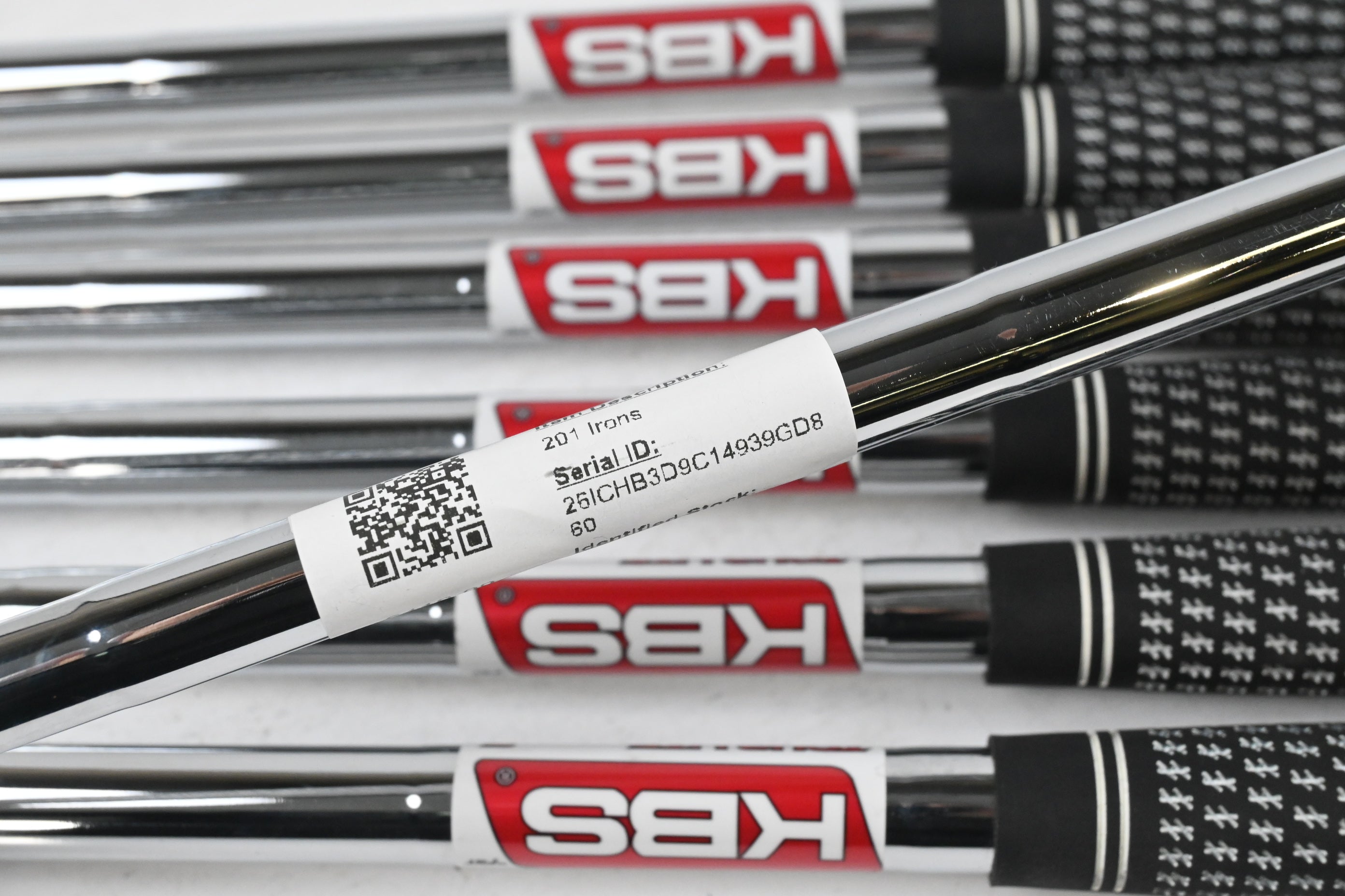 Takomo 201 Irons / 4-PW / Stiff Flex KBS Tour Lite Shafts