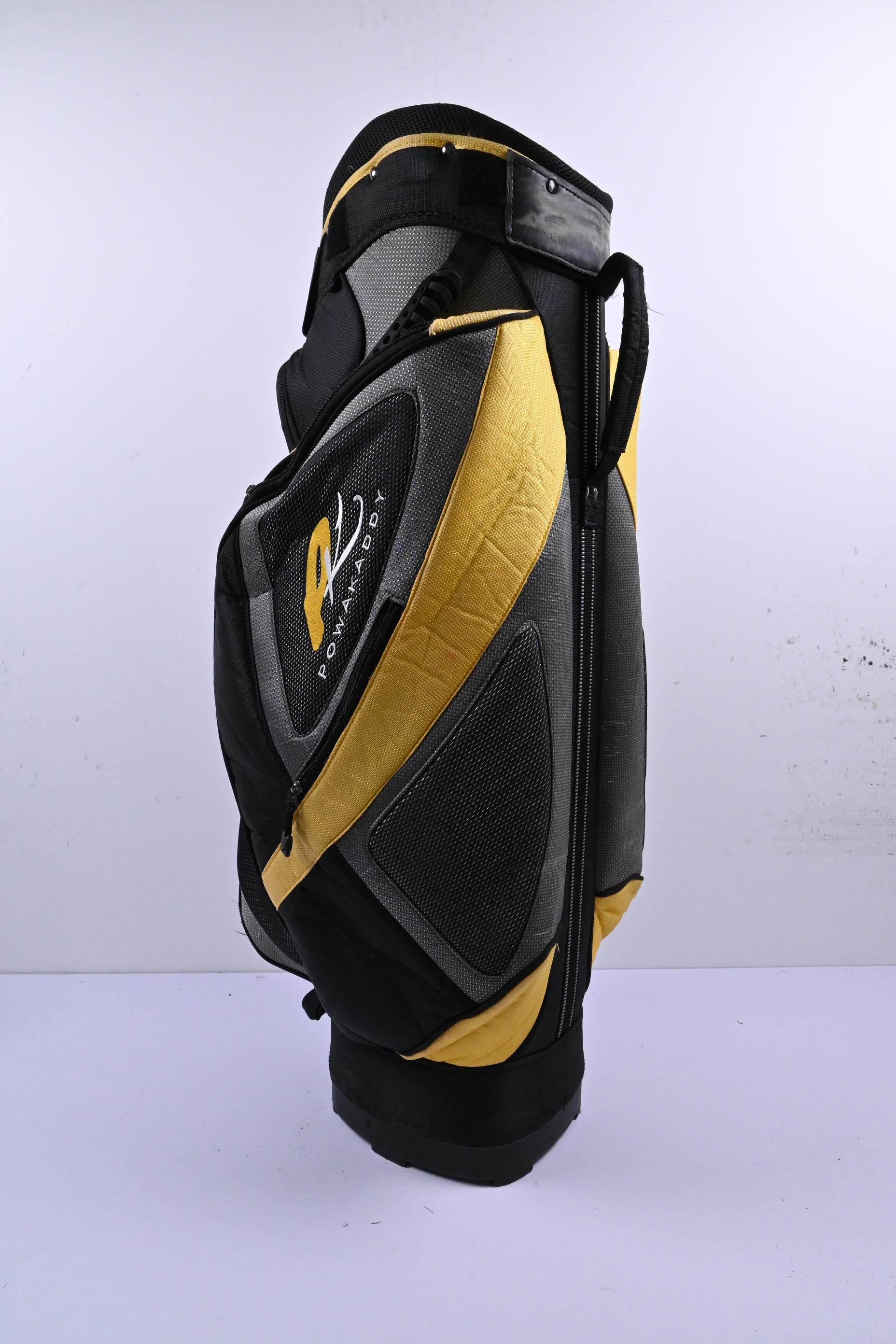 Powakaddy Cart Bag / 7-Way Divider / Black & Yellow