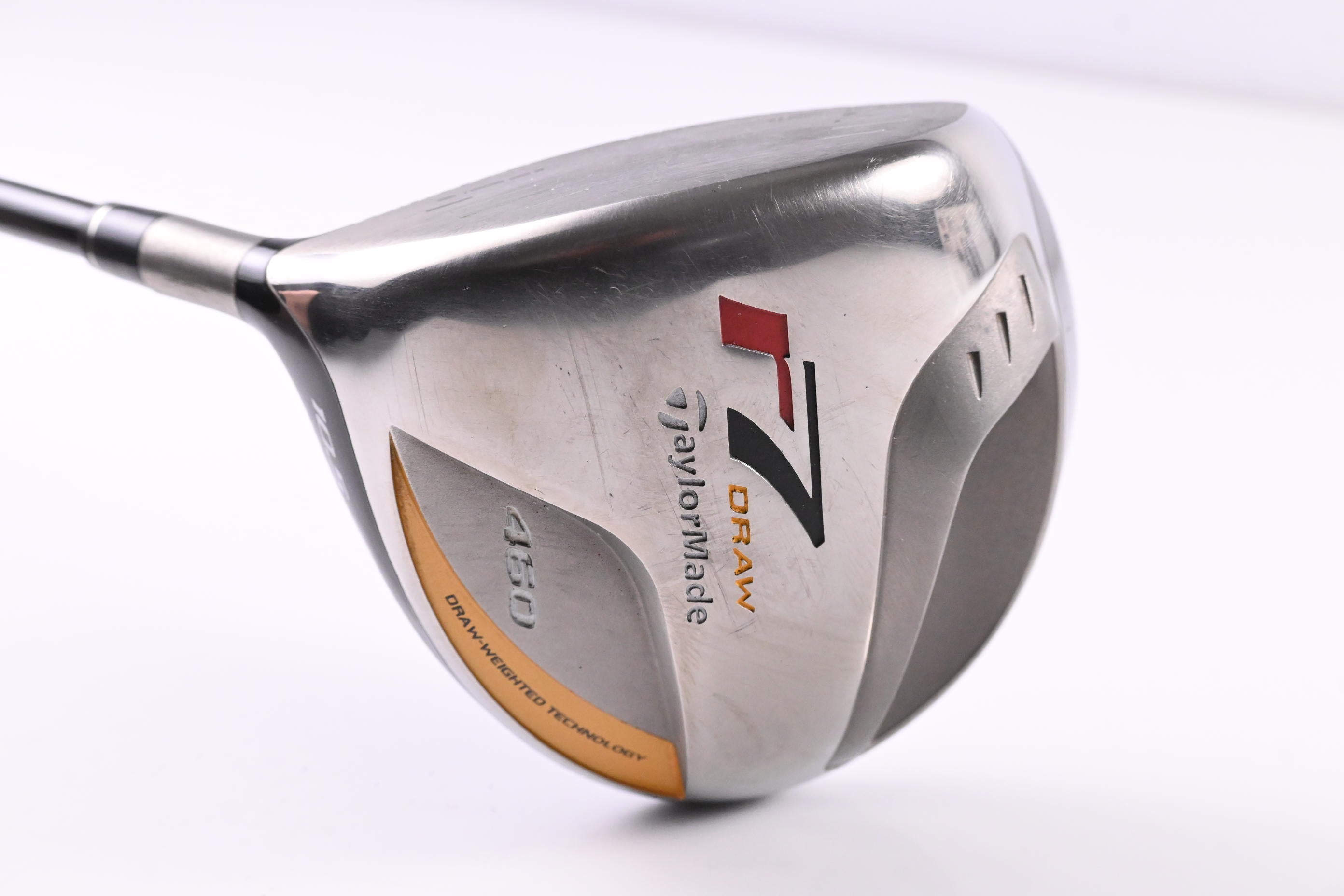 Left Hand Taylormade R7 Draw Driver / 10.5 Degree / Regular Flex Reax 55 Shaft