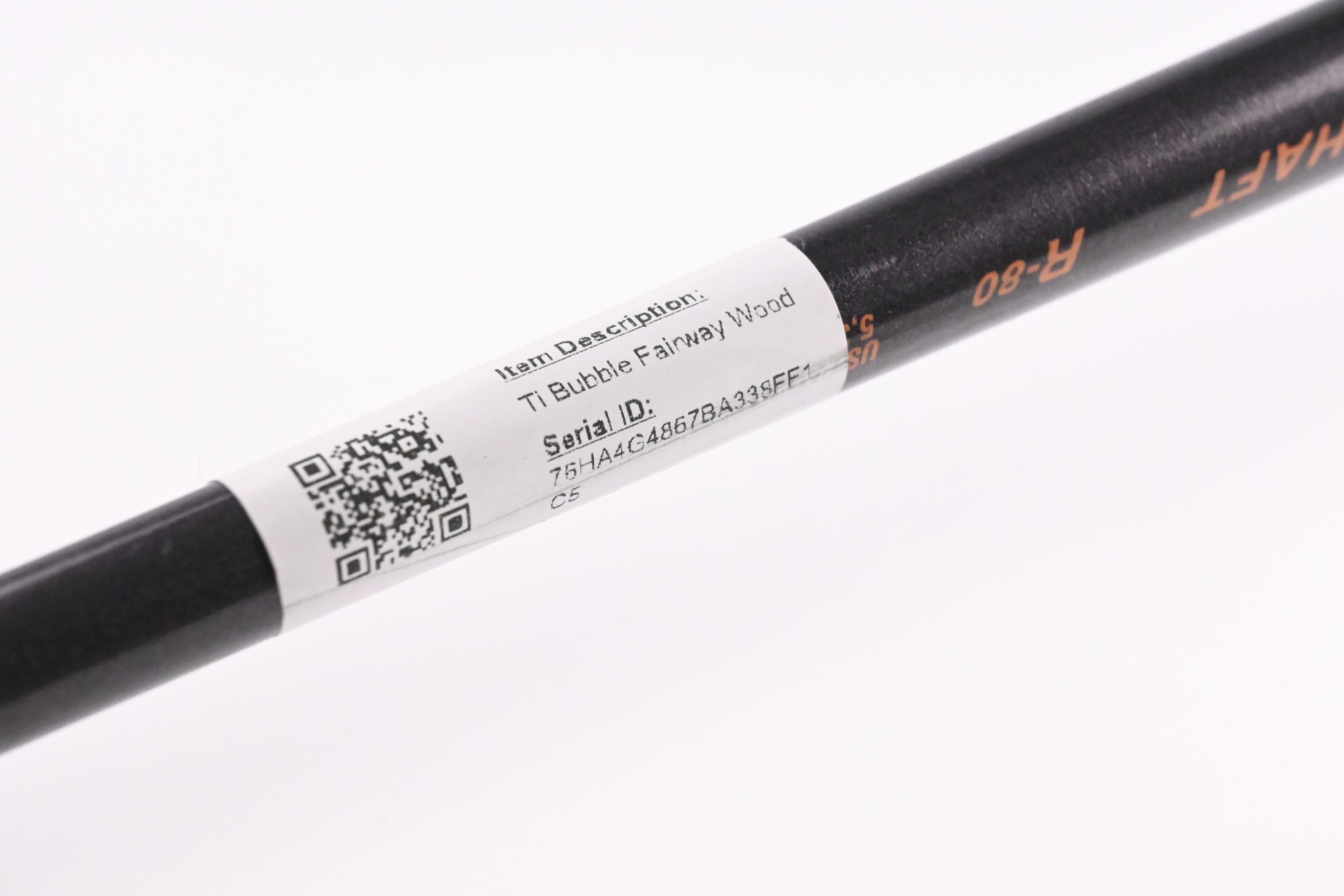 Taylormade Ti Bubble Burner #5 Wood / 18 Degree / Regular Flex Bubble 2 80 Shaft