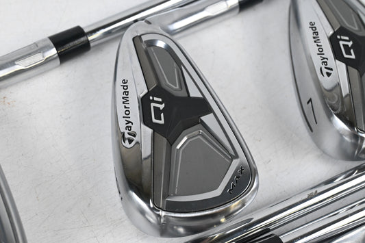 Taylormade Qi Max Irons / 5-PW+SW / Regular Flex KBS MAX MT 85 Shafts