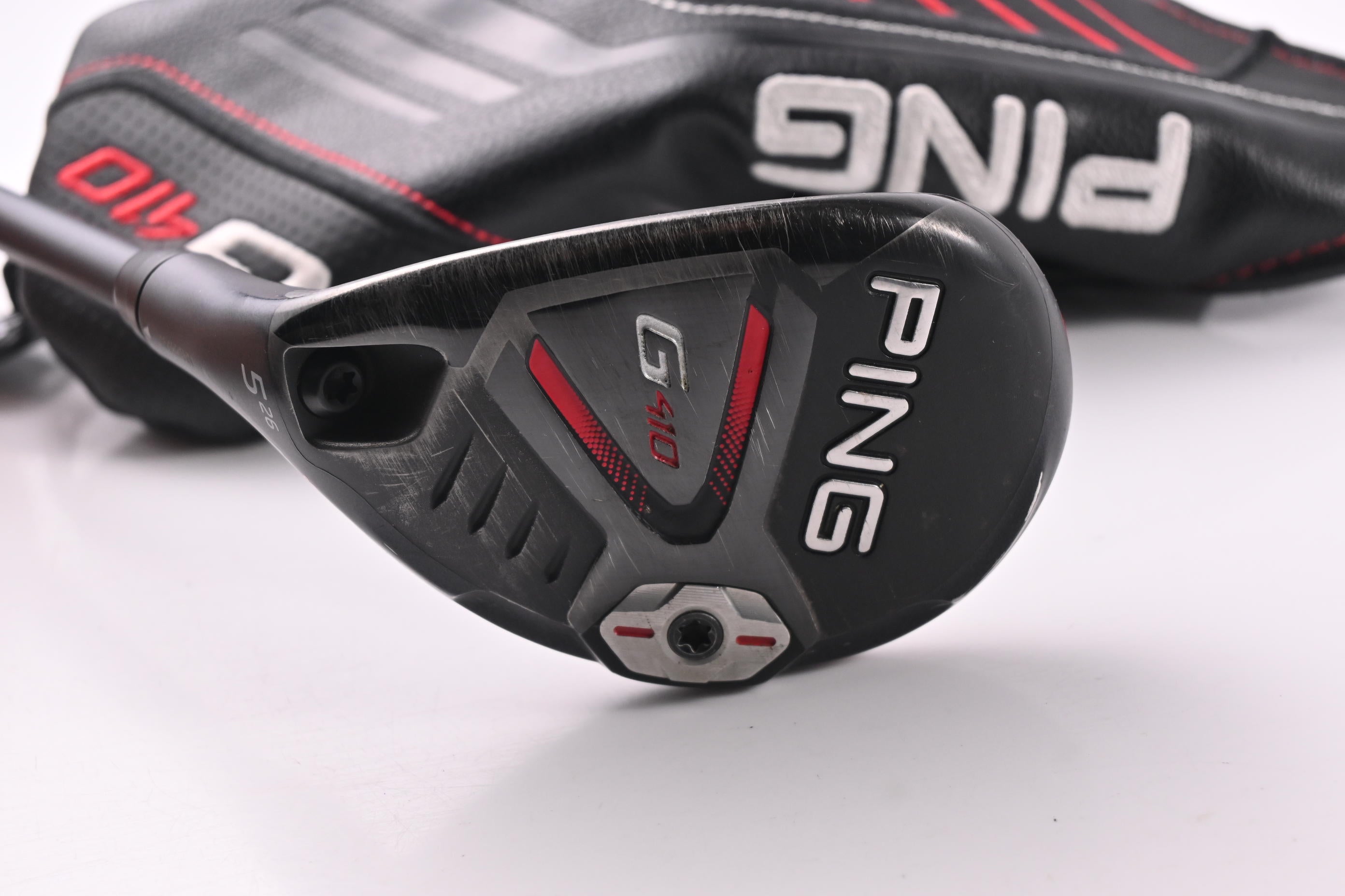 Left Hand Ping G410 #5 Hybrid / 26 Degree / Senior Flex Ping Alta CB Red 70