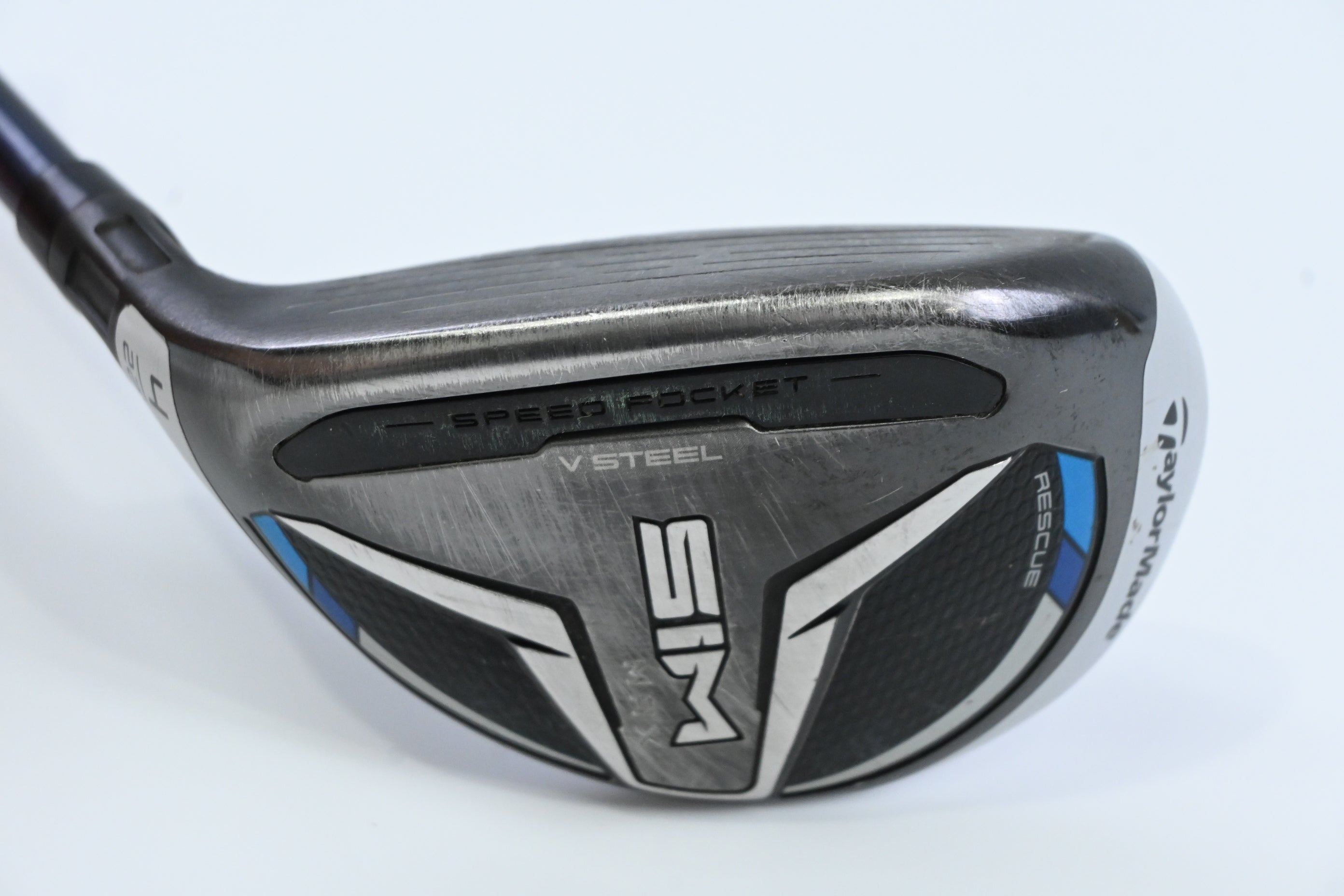 Left Hand Taylormade SIM Max #4 Hybrid / 22 Degree / Regular Flex Ventus Blue 6
