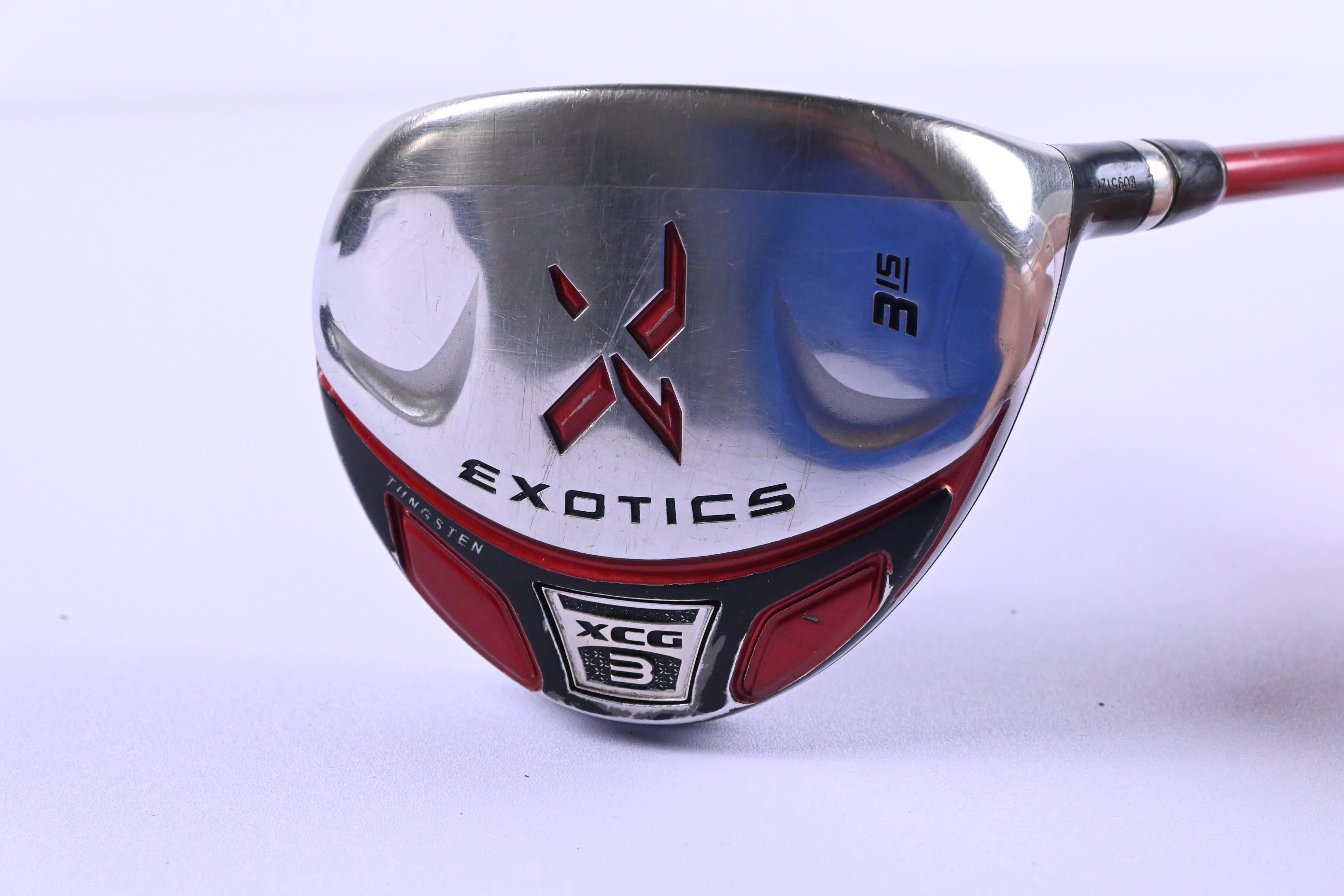 Tour Edge Exotics XCG 3 #3 Wood / 15 Degree / Stiff Flex Fujikura Motore 75