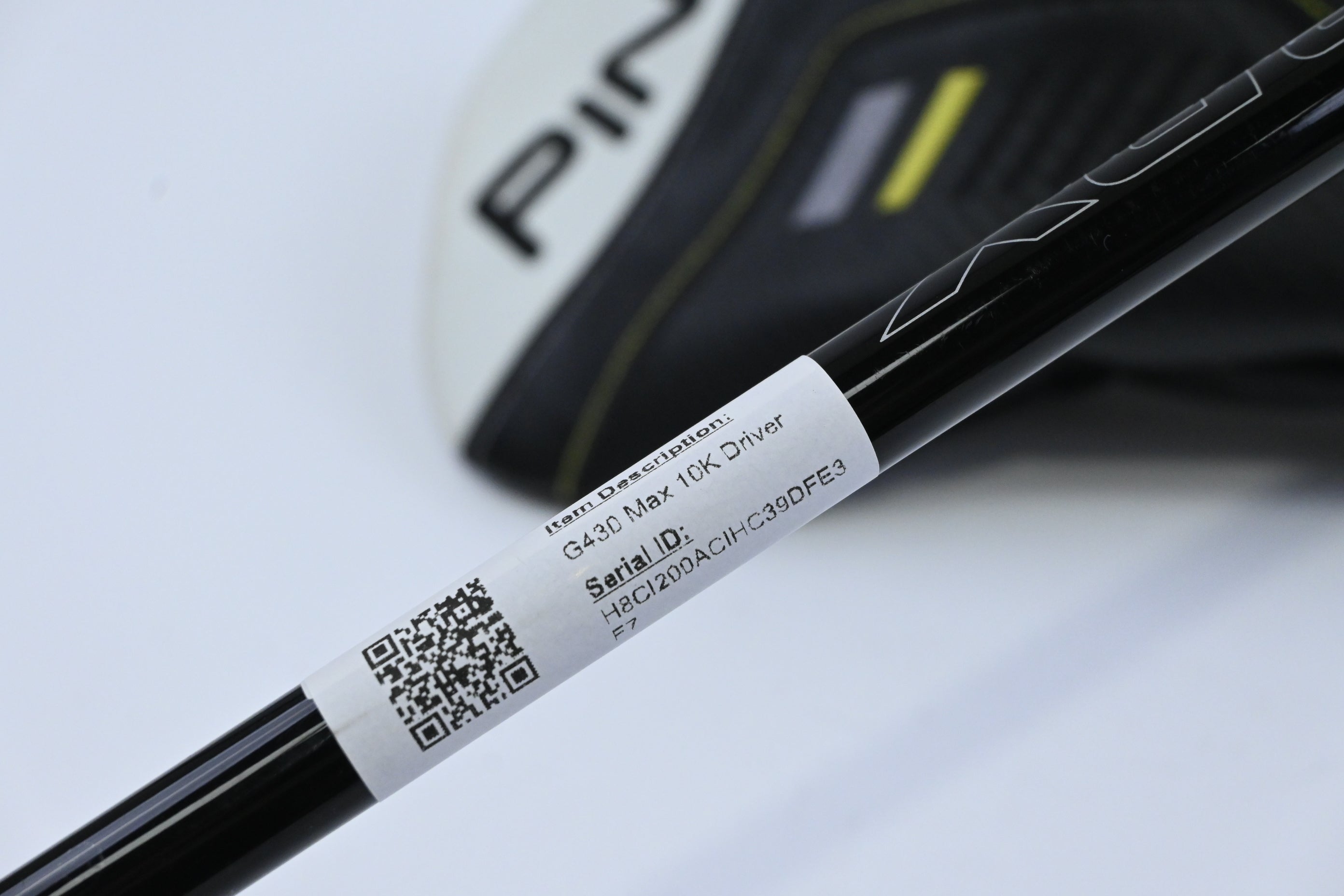 Ping G430 Max 10K Driver / 10.5 Degree / Still Flex HZRDUS Smoke Red RDX 60