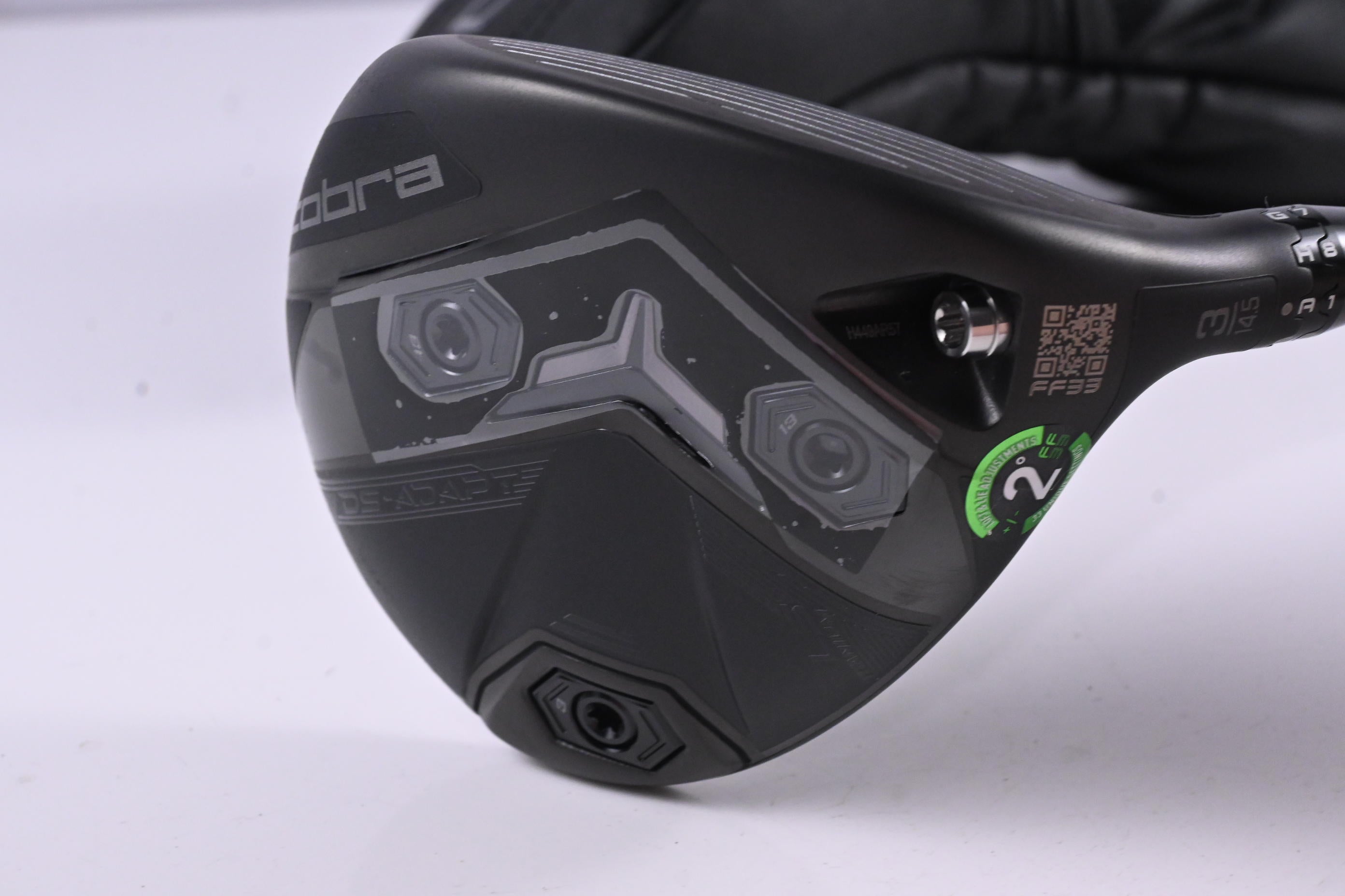 Cobra DS-Adapt LS Titanium #3 Wood / 14.5 Degree / Stiff Flex Denali Black 70