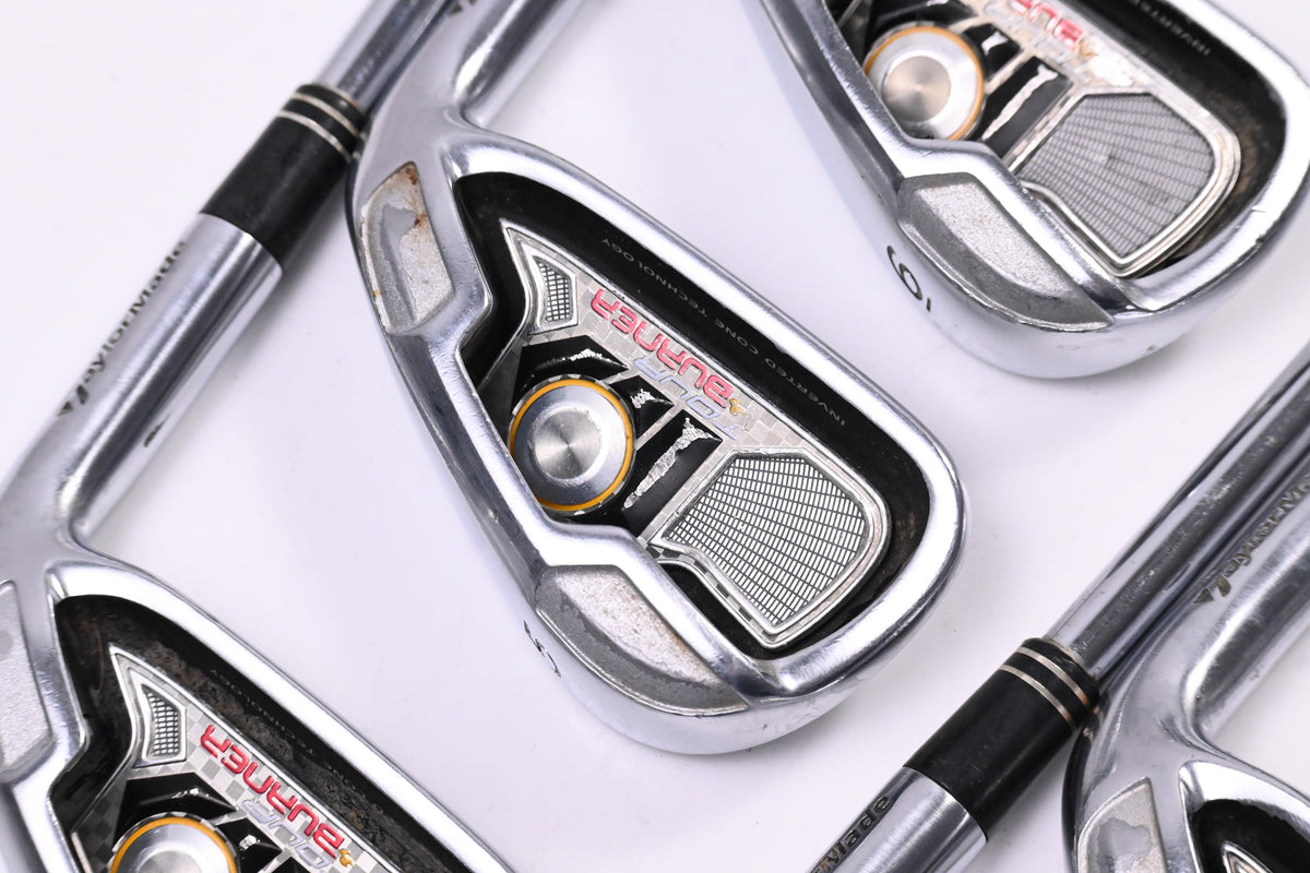 Taylormade Tour Burner Irons / 4-9i / Regular Flex Steel Shafts