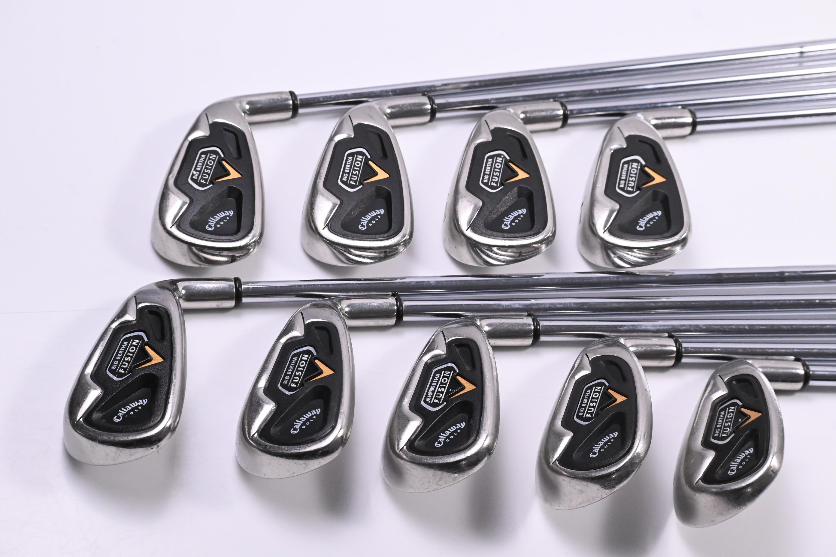 Callaway Big Bertha Fusion Irons / 4-PW+SW+LW / UniFlex N.S.Pro 990 Shafts