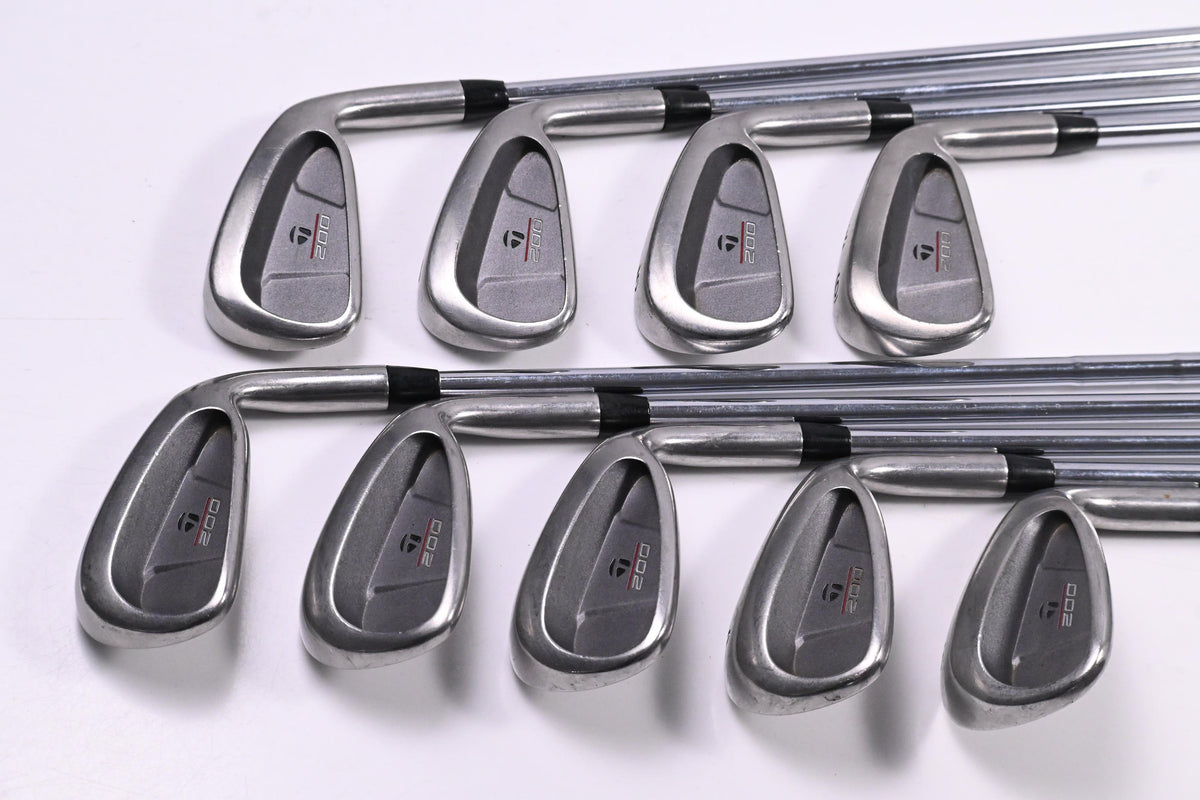 Taylormade 200 Steel Irons / 3-PW+SW / Regular Flex Taylormade 80 Shafts