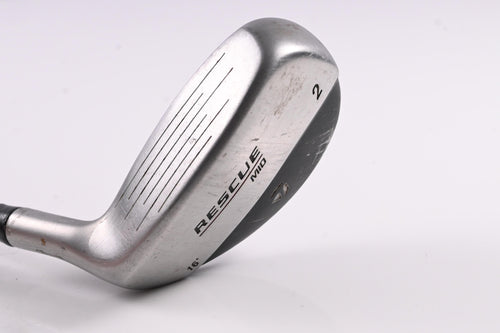 Left Hand Taylormade Rescue Mid #2 Hybrid / 16 Degree / Regular Flex Ultralite Shaft
