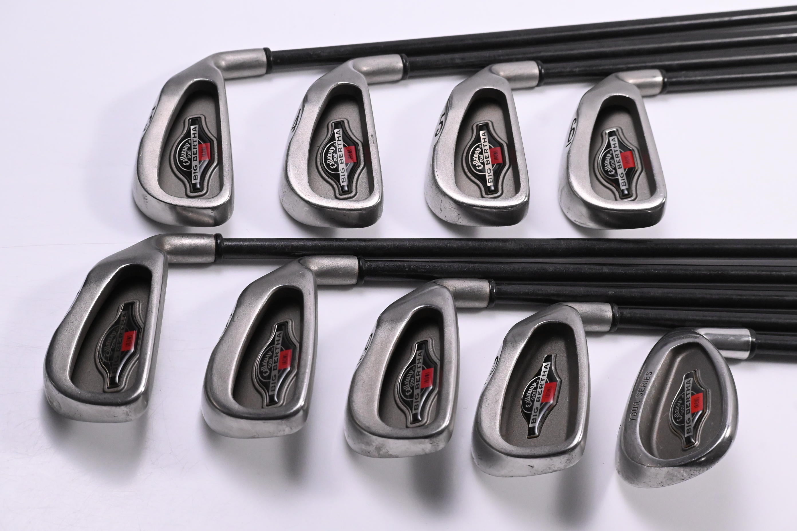 Callaway Big Bertha 1996 Irons / 3-PW+SW / Firm Flex Callaway RCH 96 Shafts