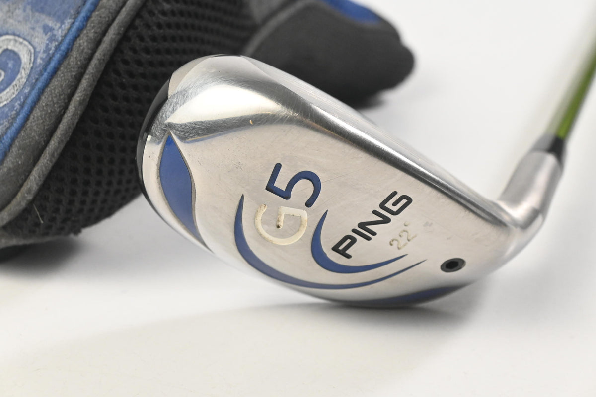 Ping G5 #4 Hybrid / 22 Degree / Regular Flex Aldila NV Green 85 Shaft