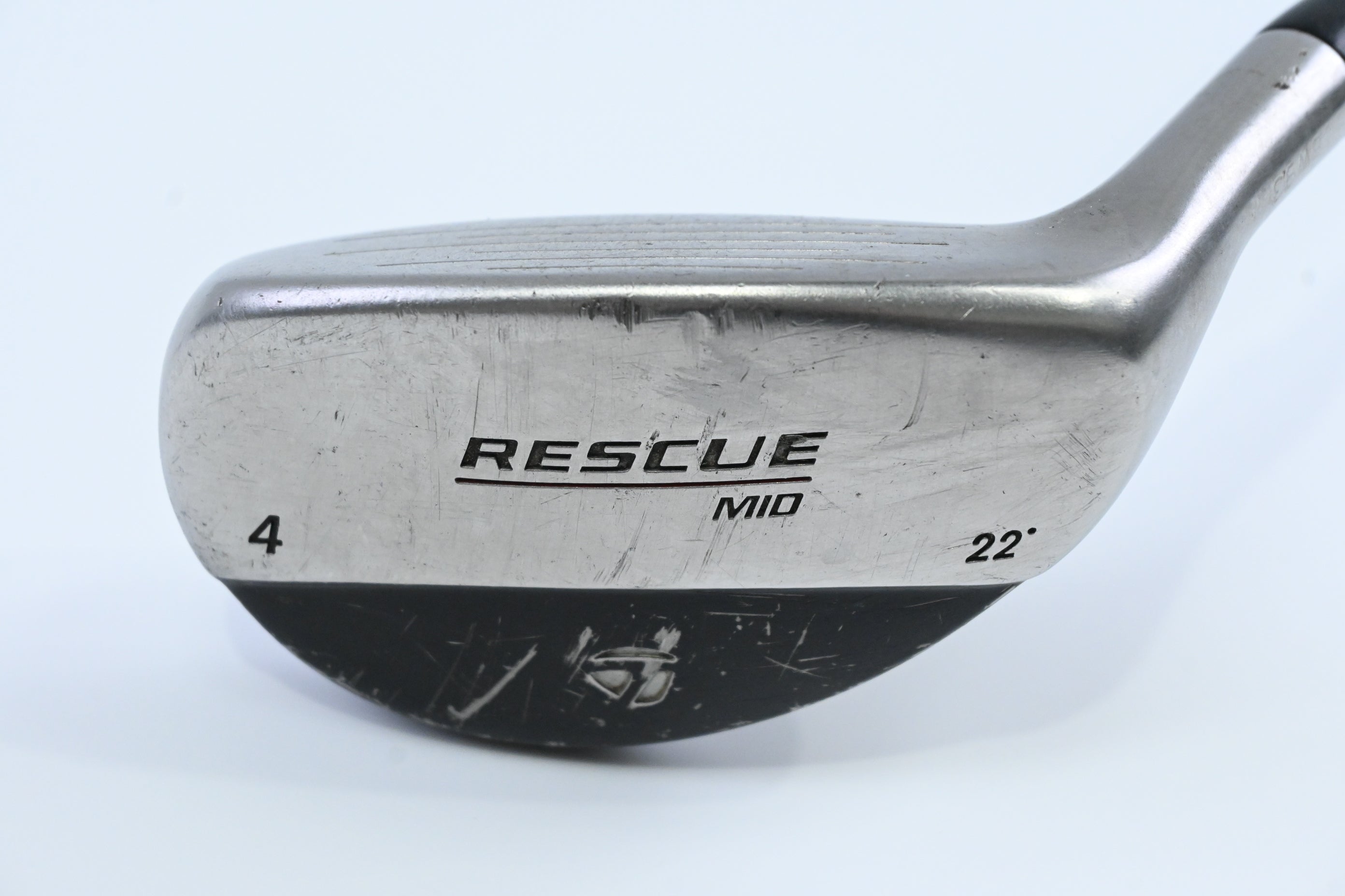 Taylormade Rescue Mid #4 Hybrid / 22 Degree / Stiff Flex FCM Flighted Rifle