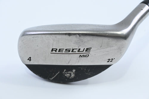 Taylormade Rescue Mid #4 Hybrid / 22 Degree / Stiff Flex FCM Flighted Rifle