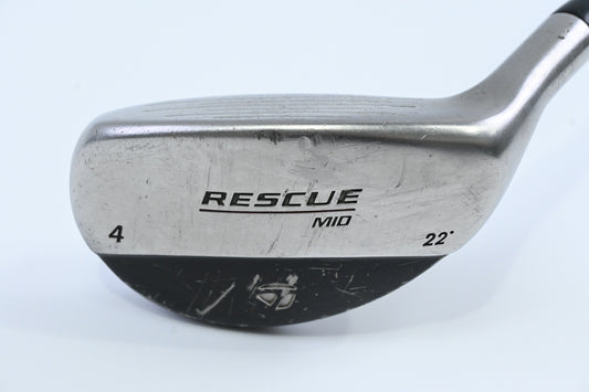 Taylormade Rescue Mid #4 Hybrid / 22 Degree / Stiff Flex FCM Flighted Rifle