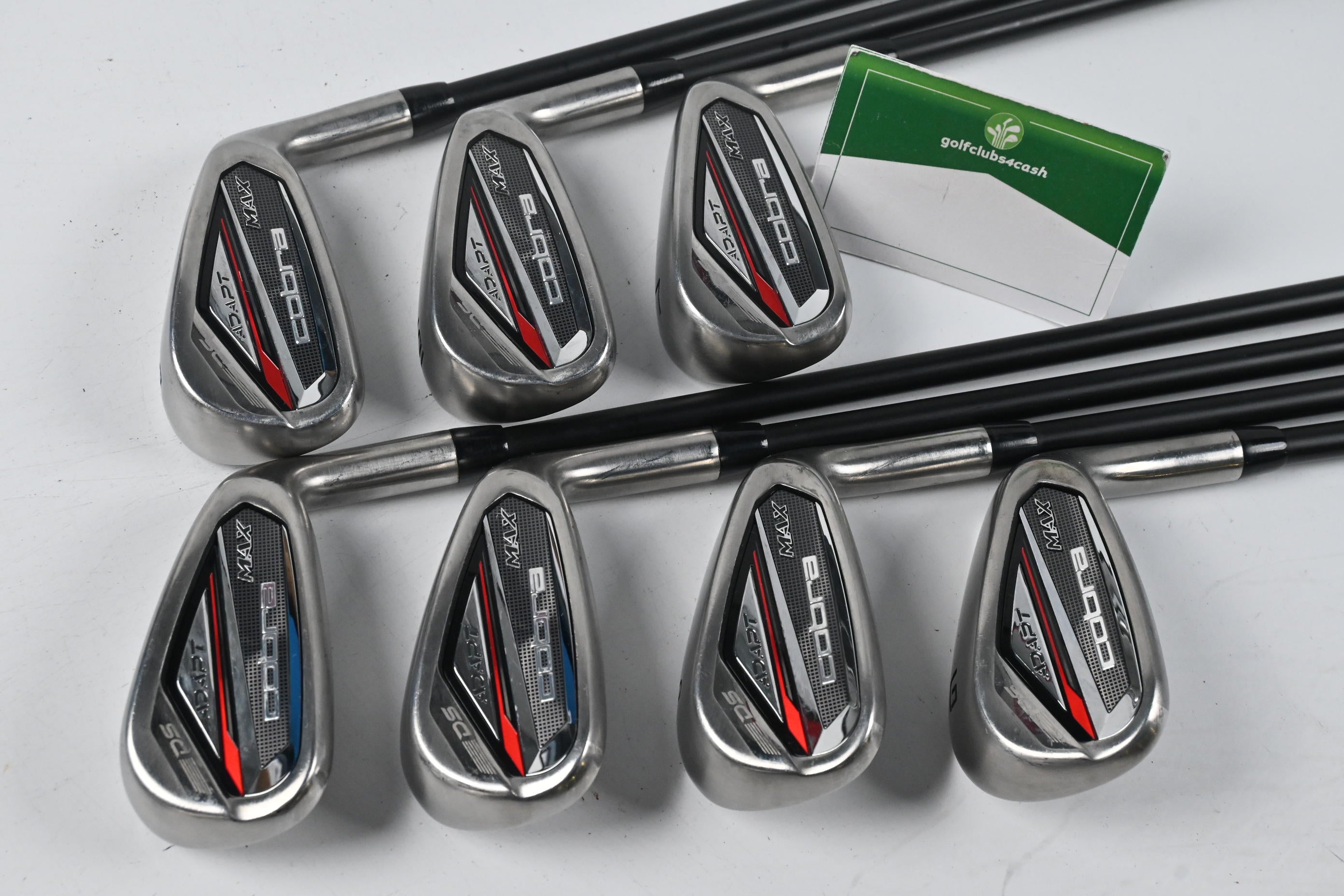 Cobra DS-Adapt Max Irons /  5-PW+GW / Regular Flex KBS PGI 75 Shafts