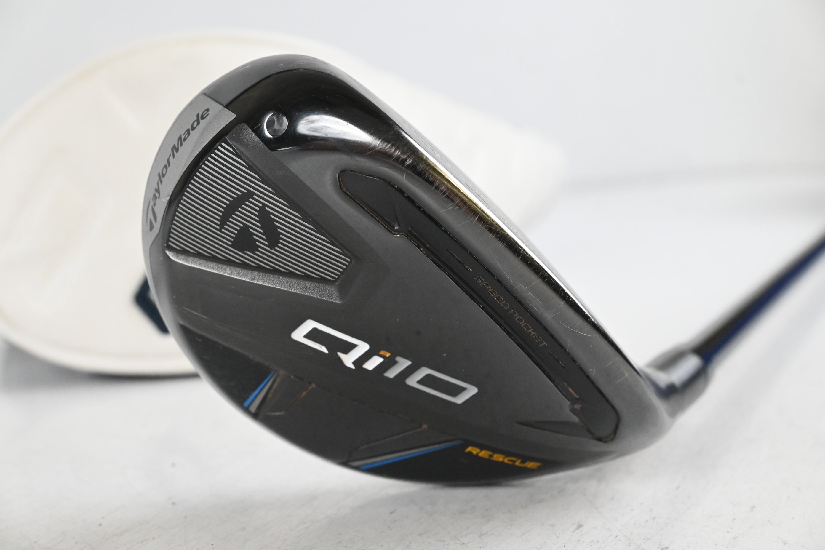 Taylormade Qi10 #4 Hybrid / 22 Degree / Regular Flex Fujikura Ventus TR Blue 6