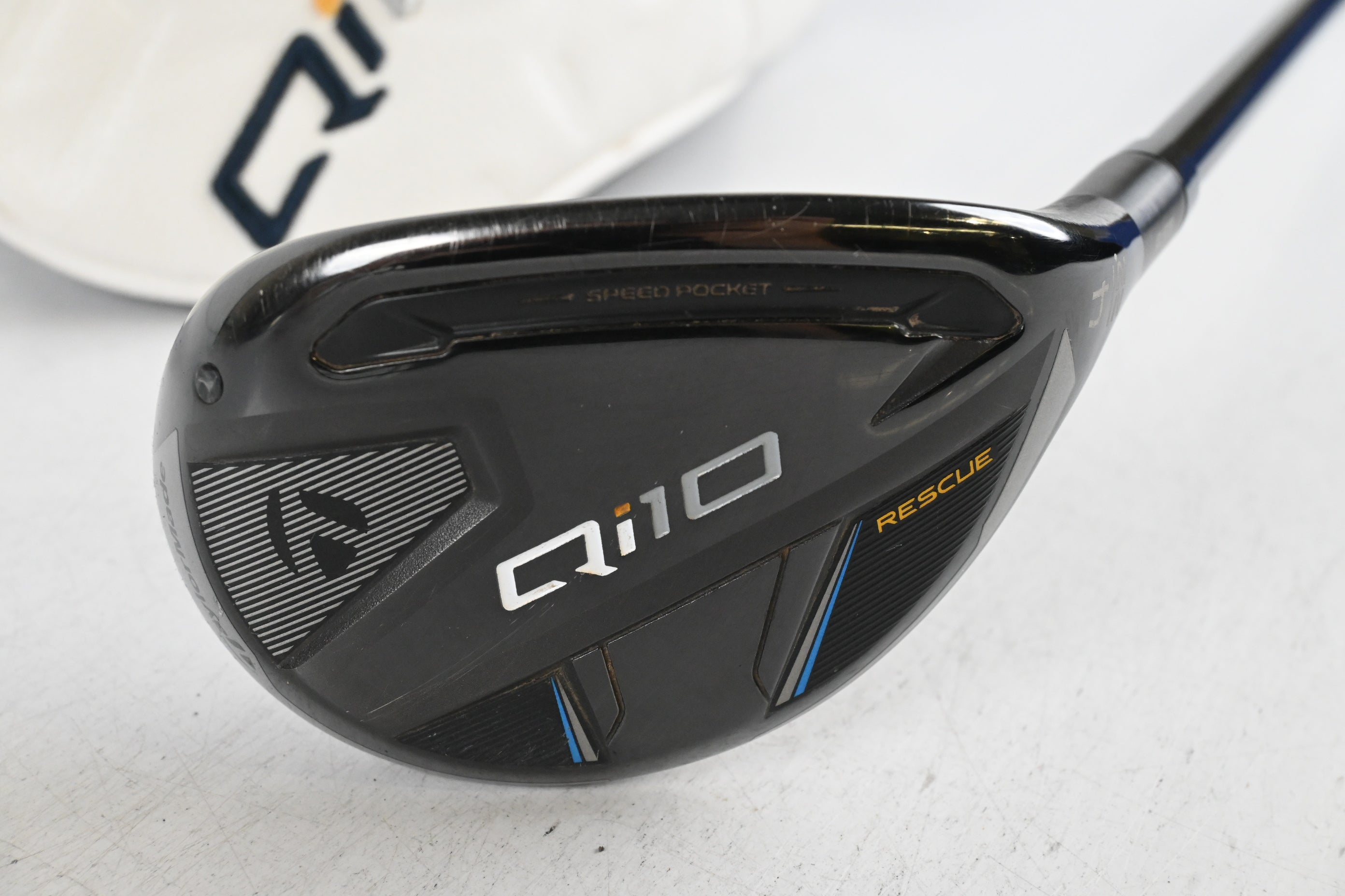 Taylormade Qi10 #4 Hybrid / 22 Degree / Regular Flex Fujikura Ventus TR Blue 6