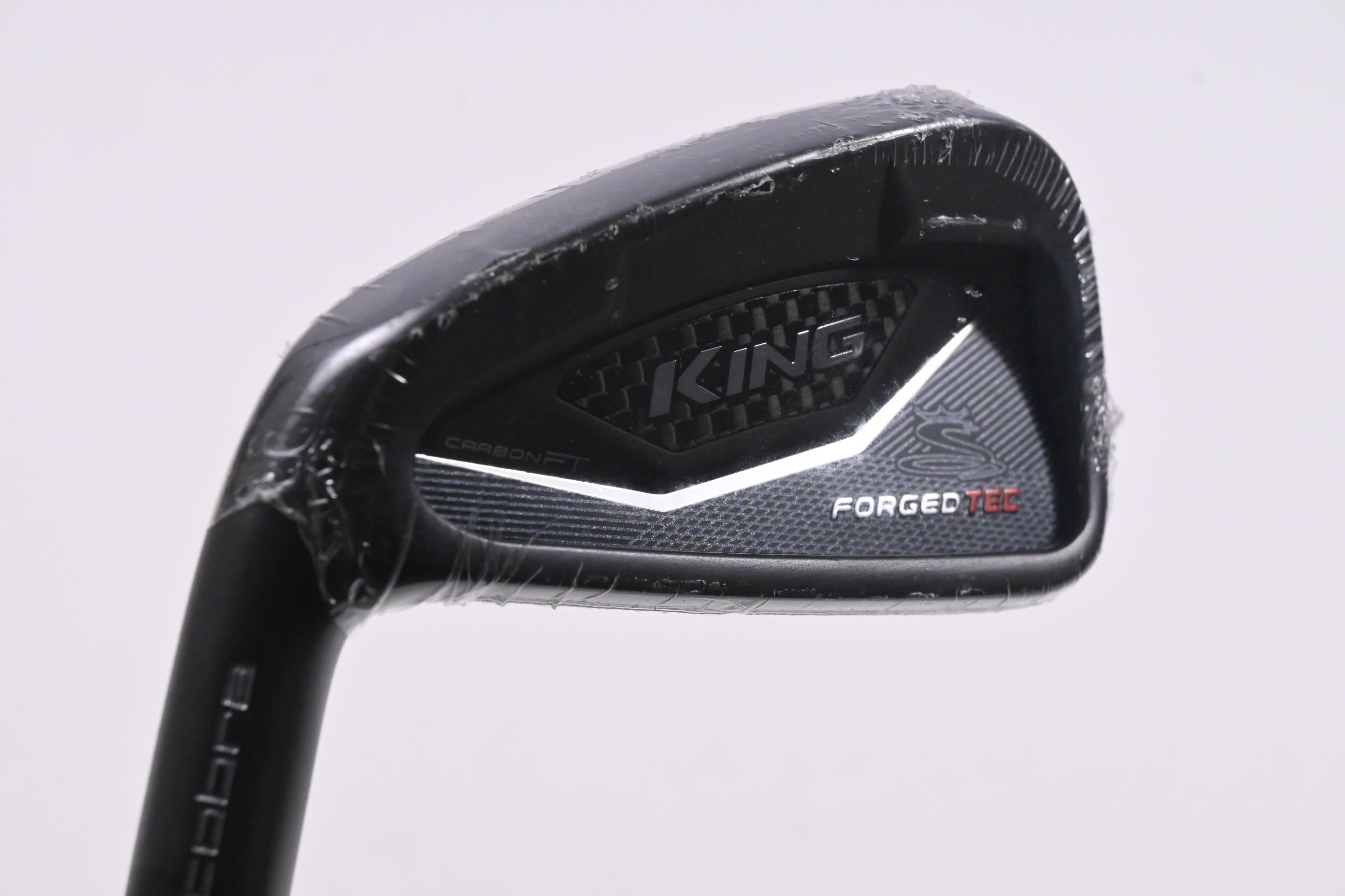 Left Hand Cobra King Forged Tec Black #4 Iron / 21 Degree / Stiff Flex KBS Tour