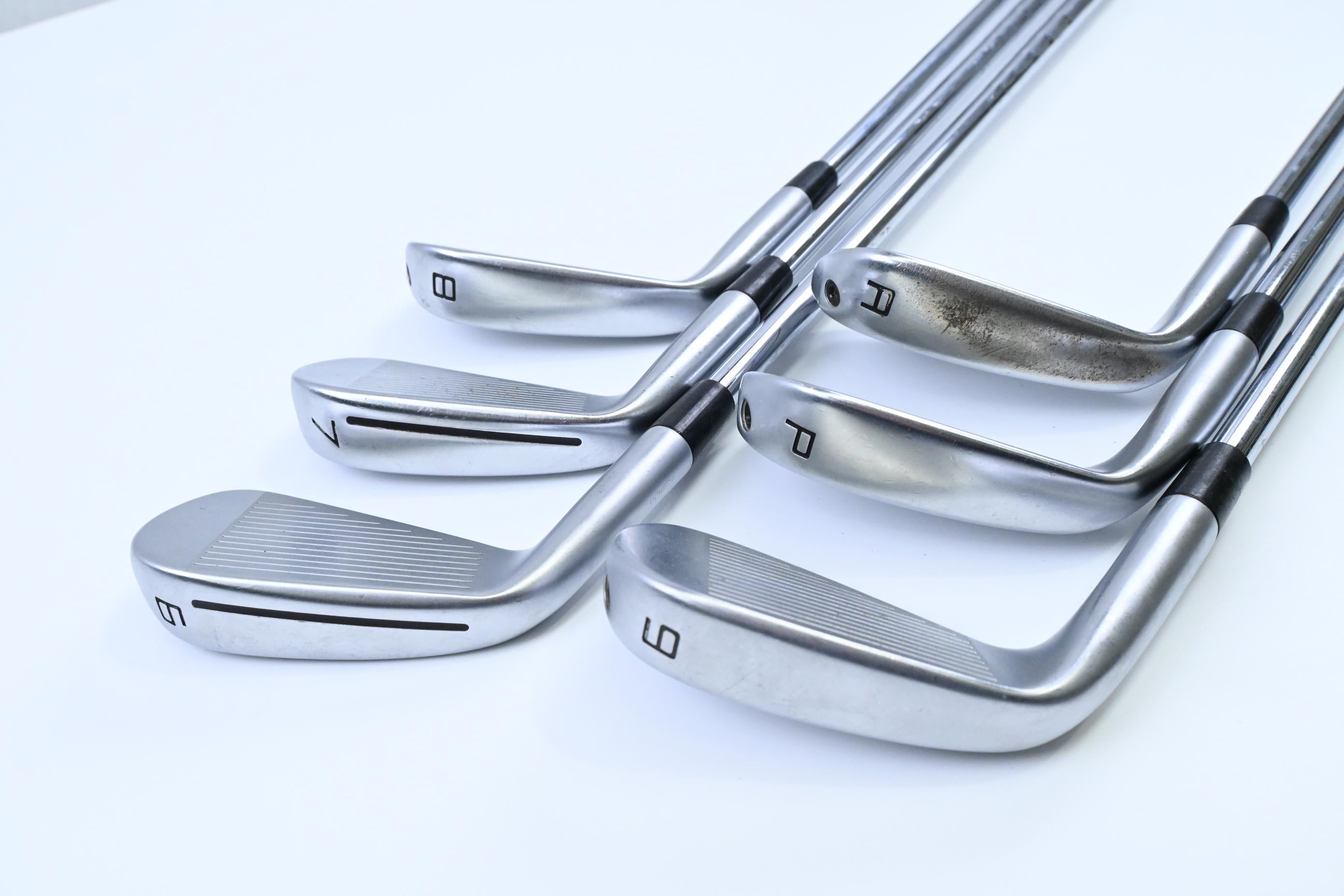 Taylormade P790 2023 Irons 6-PW+AW / Regular Flex KBS Max MT 85 Shafts