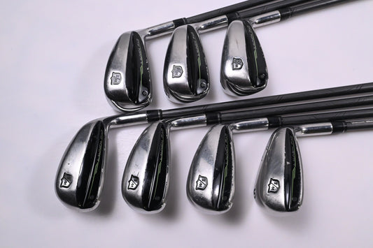 Wilson Launch Pad 2022 Irons / 5-PW+SW / Senior Flex EvenFlow 55 Shafts