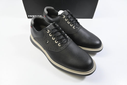 FootJoy Traditional Golf Shoes / Size UK 10.5 / Black, Grey
