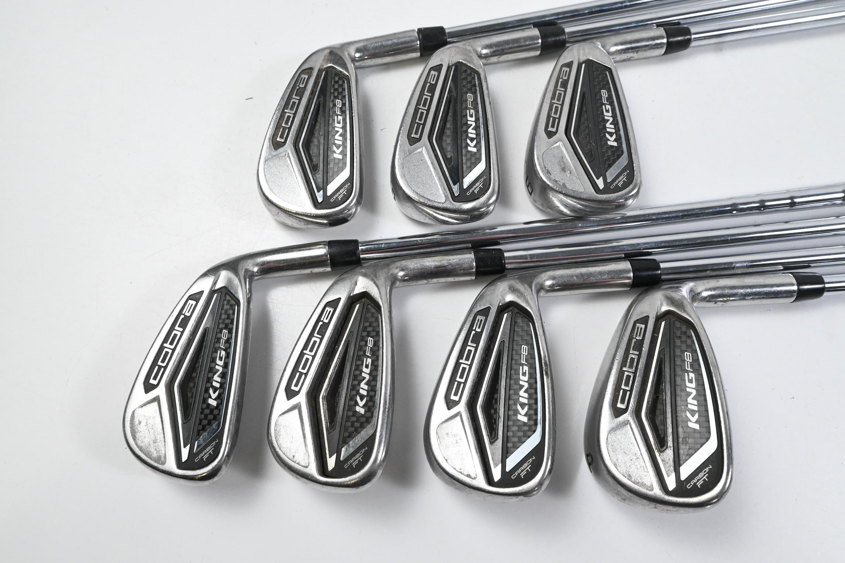 Cobra King F8 Irons / 4-PW / Stiff Flex XP 90 Shafts