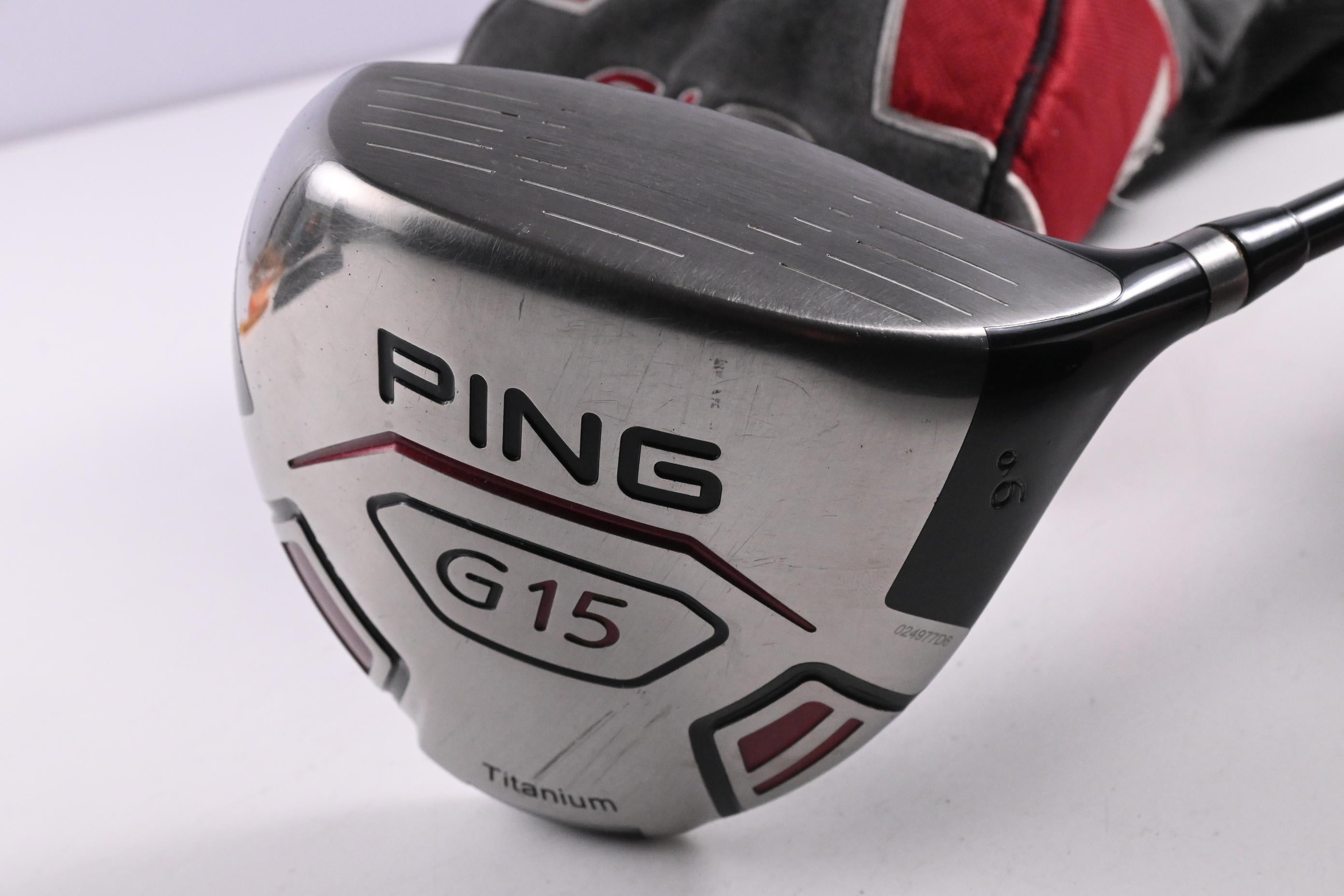 Ping G15 Driver / 9 Degree / Stiff Flex Aldila Serrano 60 Shaft