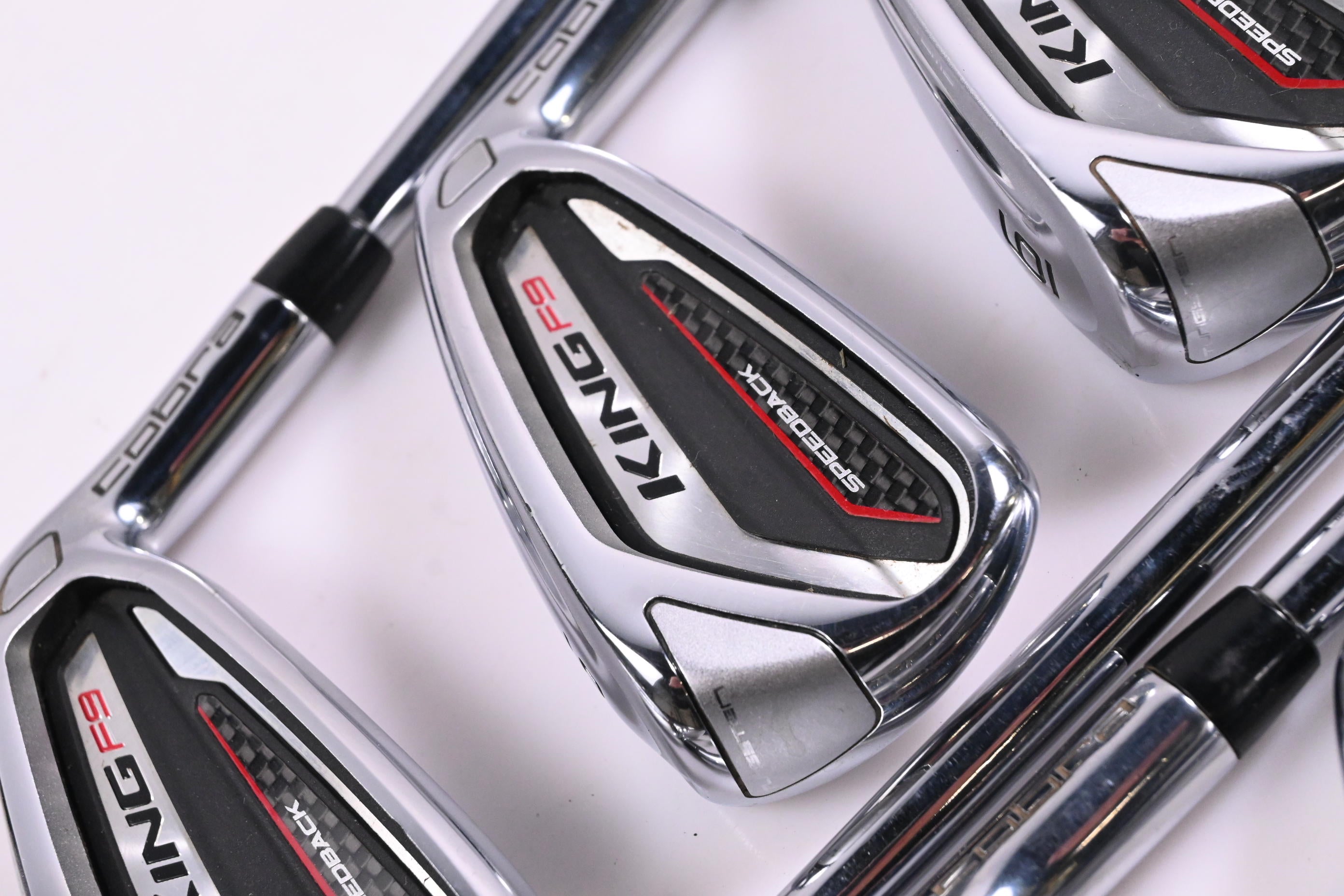 Cobra King F9 Irons / 4-PW / Regular Flex KBS Tour FLT 110 Shafts