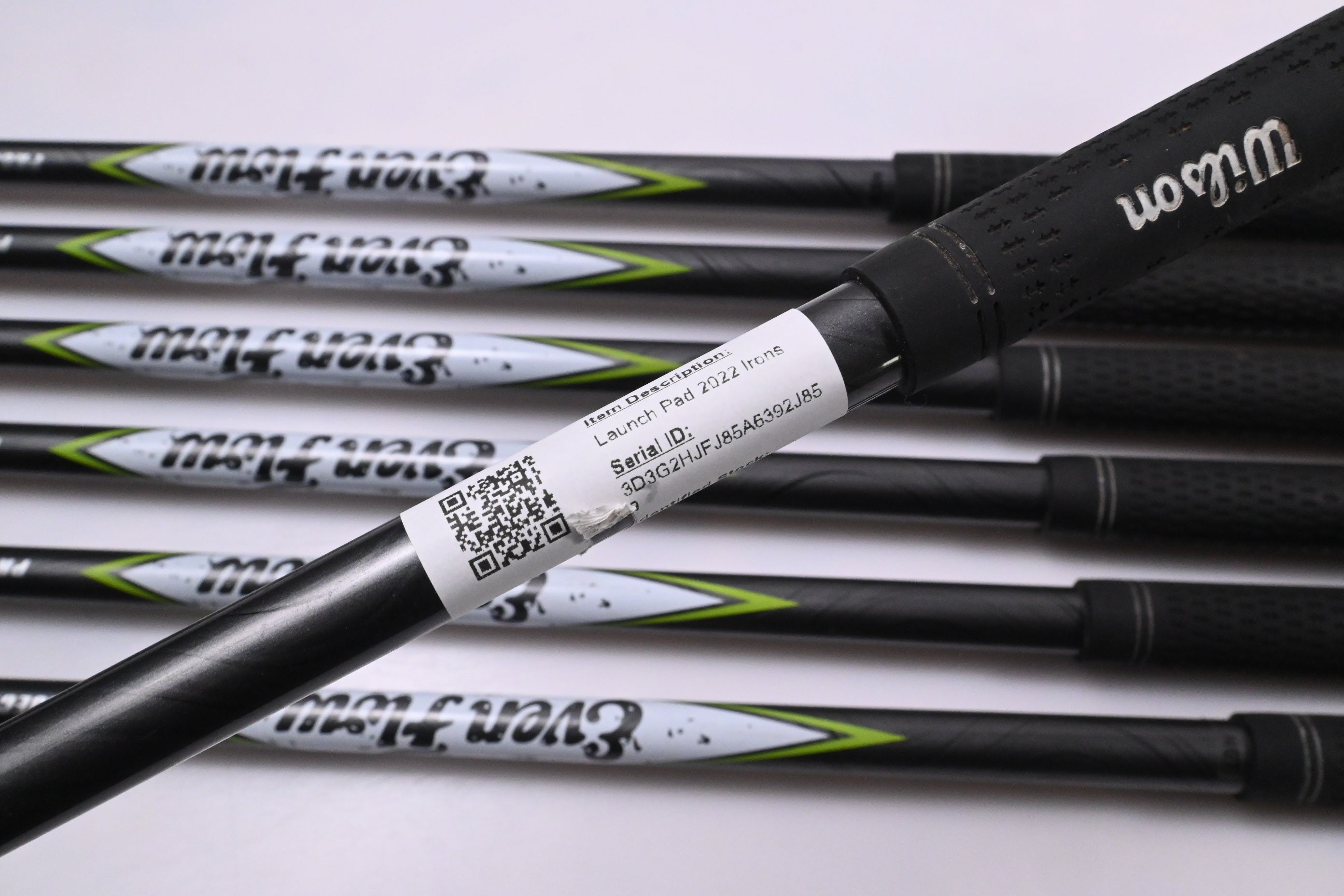 Wilson Launch Pad 2022 Irons / 5-PW+SW / Senior Flex EvenFlow 55 Shafts