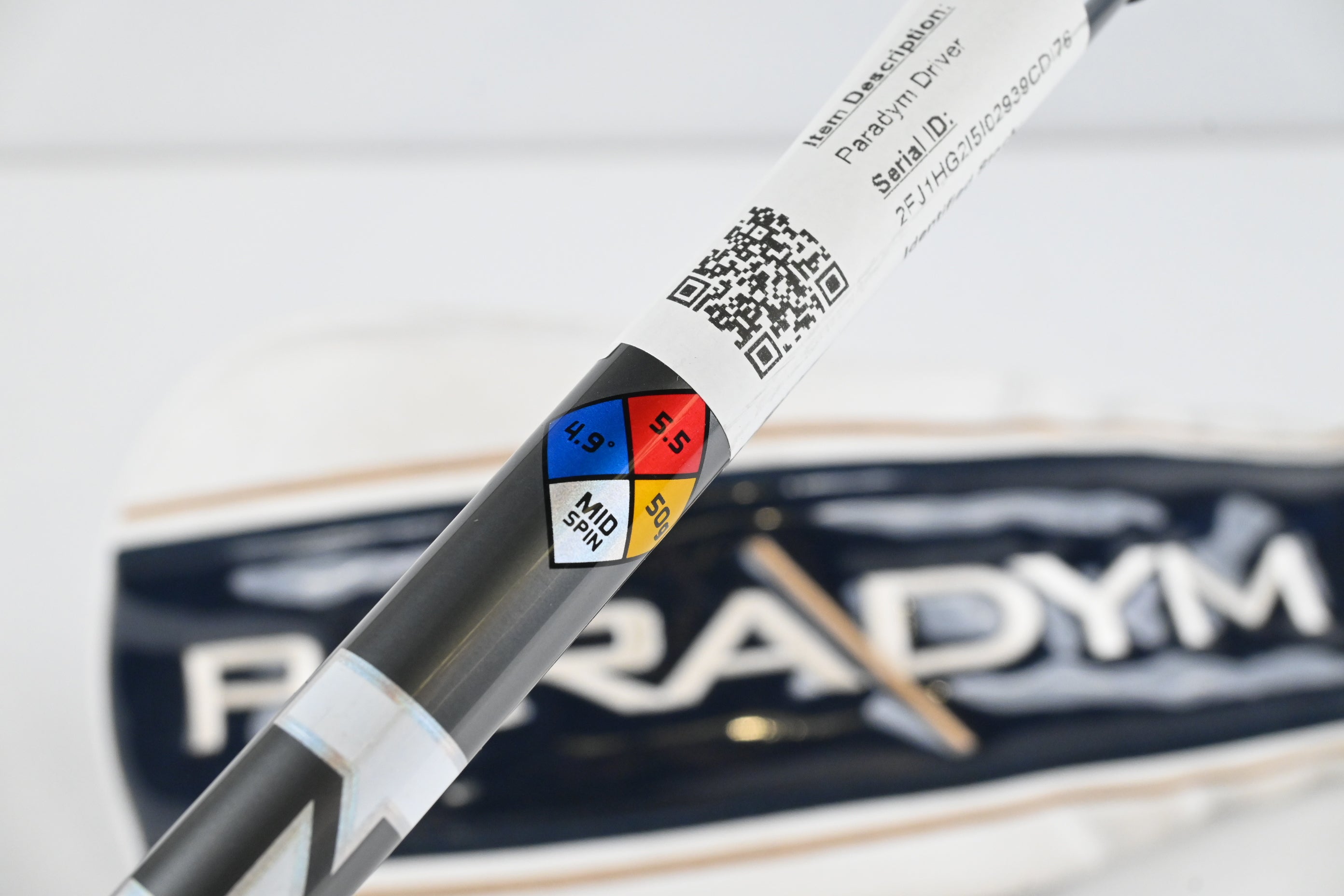 Callaway Paradym Driver / 10.5 Degree / Regular Flex HZRDUS Silver 50 Shaft