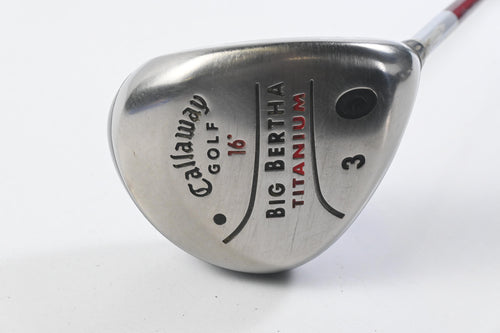 Callaway Big Bertha Titanium #3 Wood / 16 Degree / Firm Flex RCH 75 Shaft