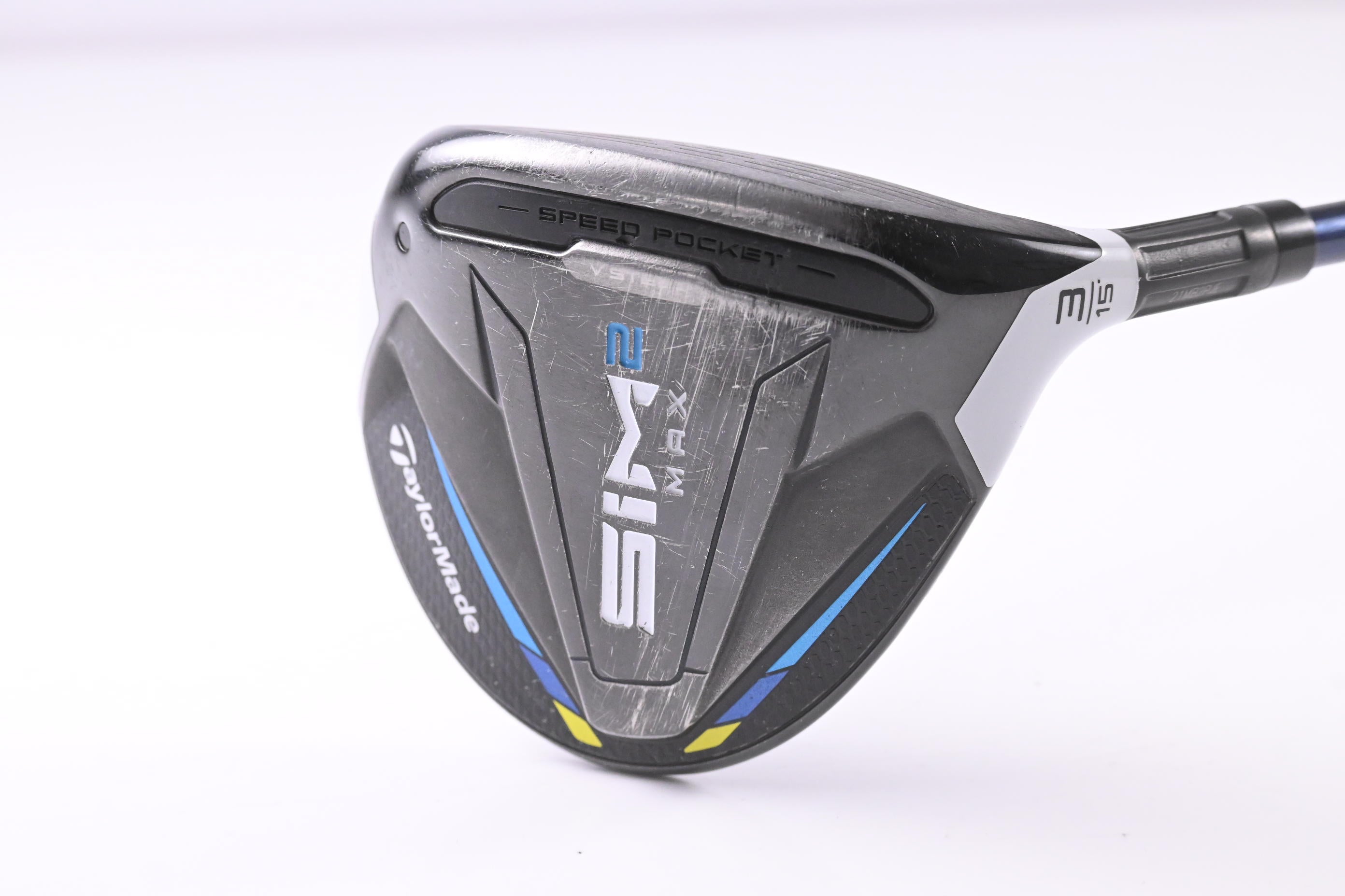 Taylormade SIM2 Max #3 Wood / 15 Degree / Stiff Flex Ventus Blue 6 Shaft