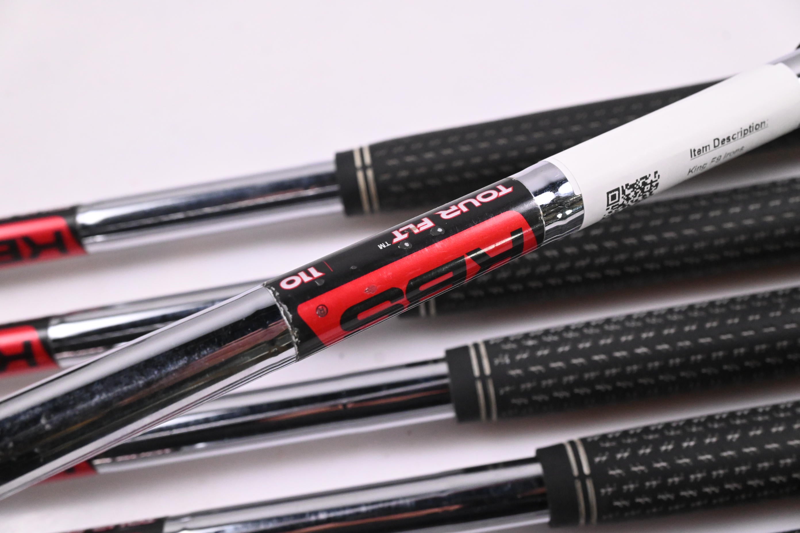Cobra King F9 Irons / 4-PW / Regular Flex KBS Tour FLT 110 Shafts
