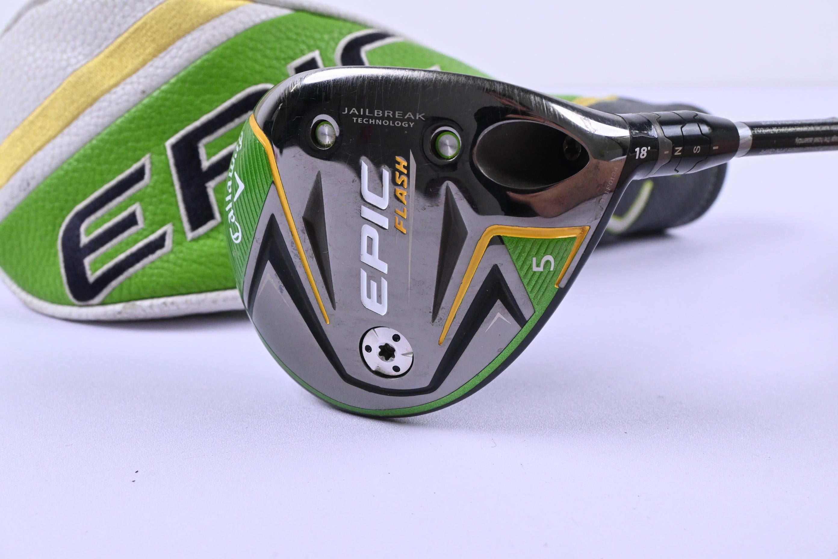 Callaway Epic Flash #5 Wood / 18 Degree / Regular Flex EvenFlow Green 65 Shaft