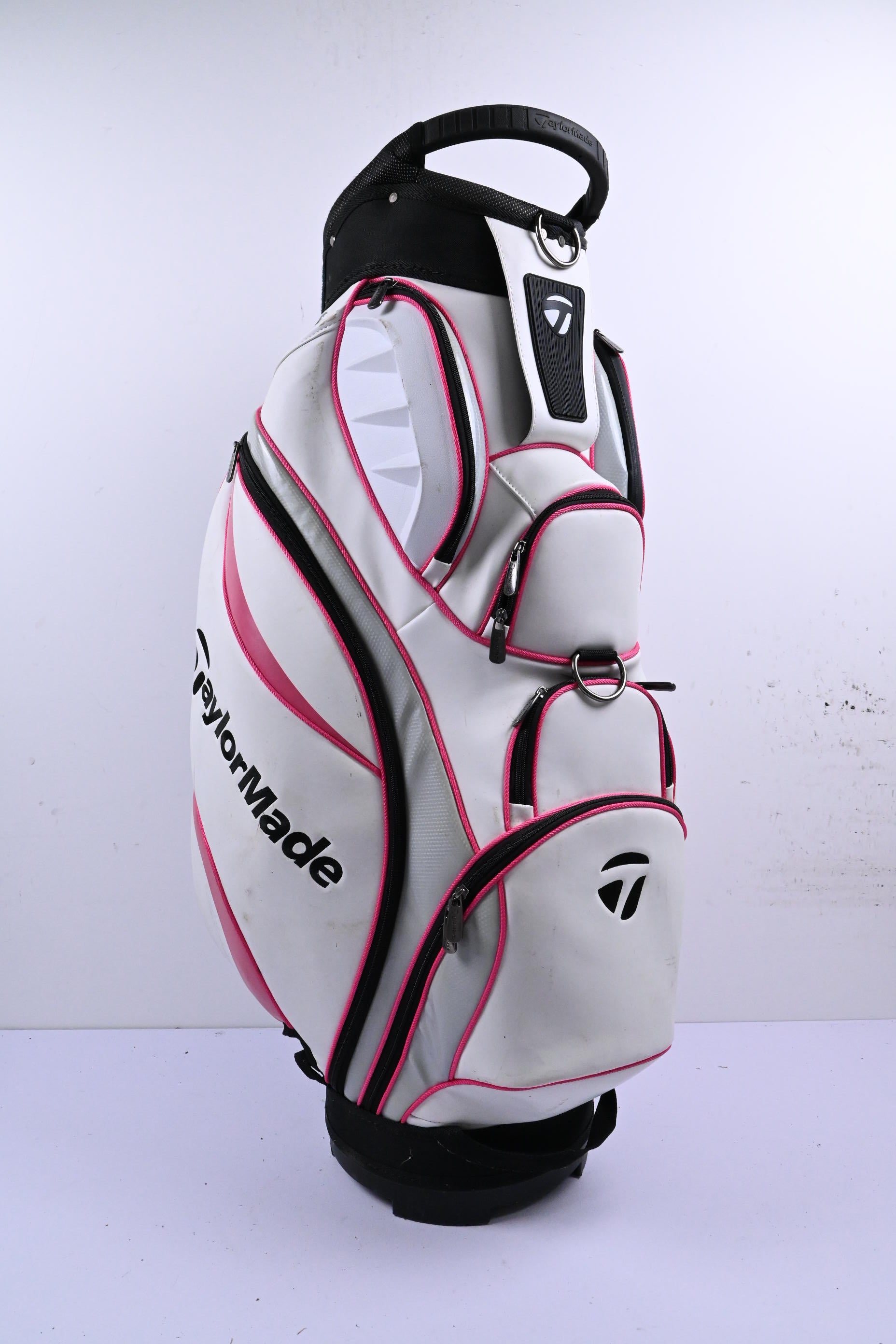 Taylormade Cart Bag / 14-Way Divder / White, Pink & Black