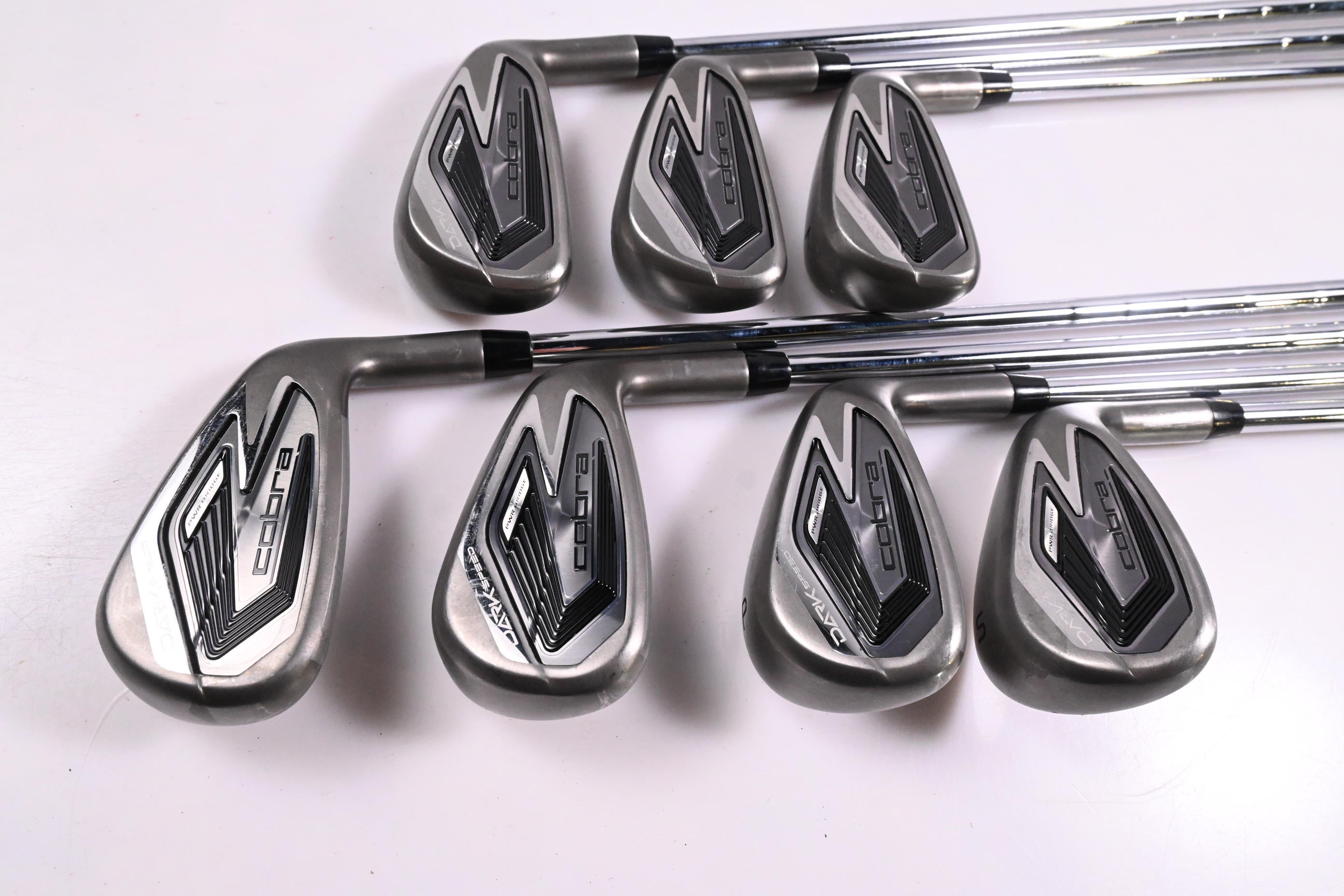 Cobra Darkspeed Irons / 5-PW+SW / Regular Flex KBS Tour Lite Shafts