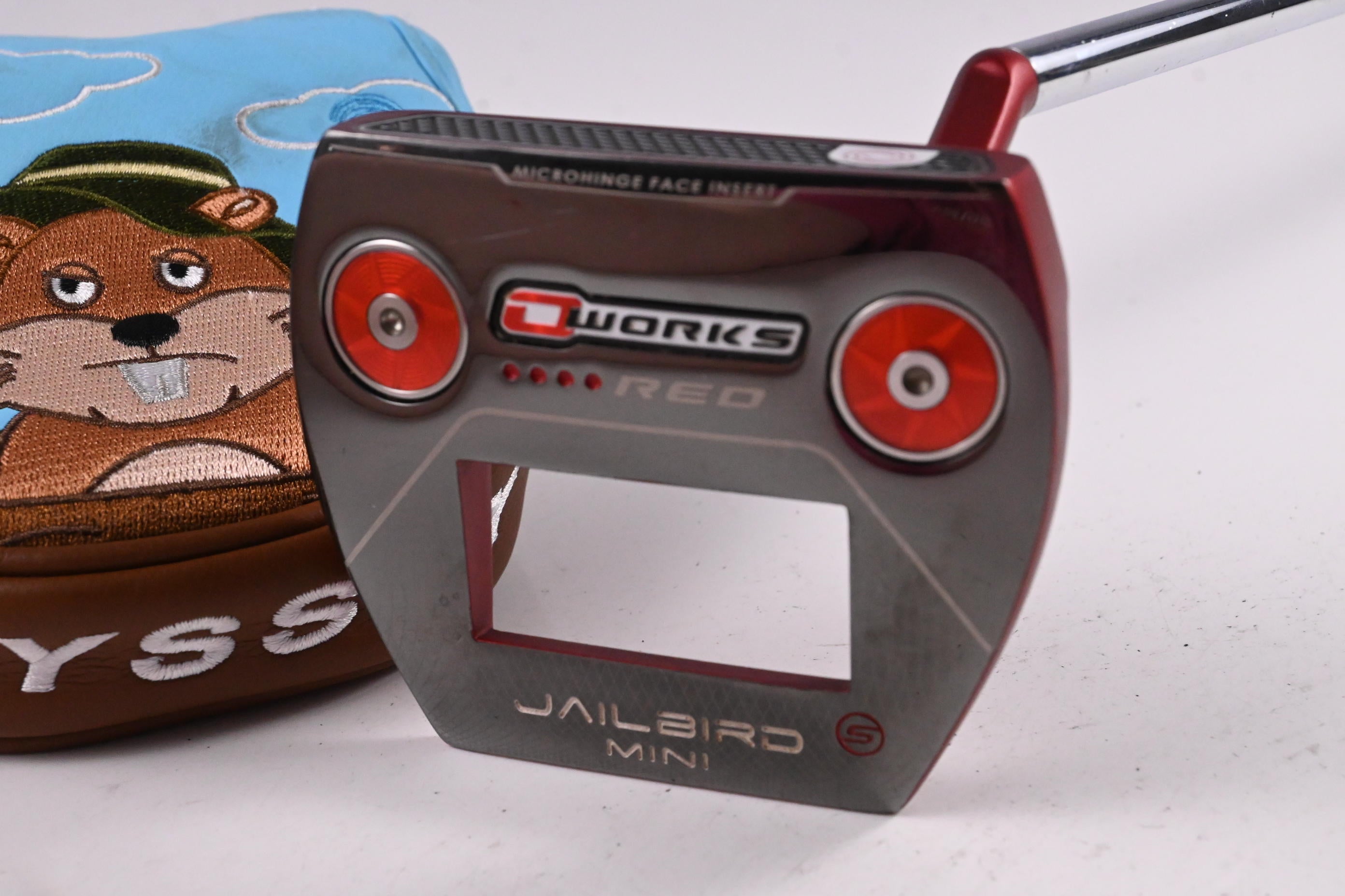 Odyssey O-Works Red Jailbird Mini S Putter / 33 Inch