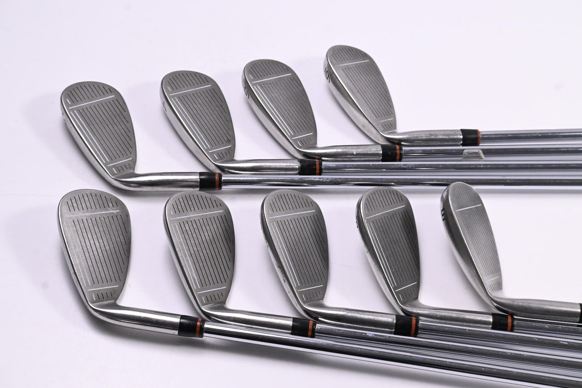 Taylormade Supersteel Irons / 3-PW+SW / Stiff Flex Rifle Precision 90 Shafts