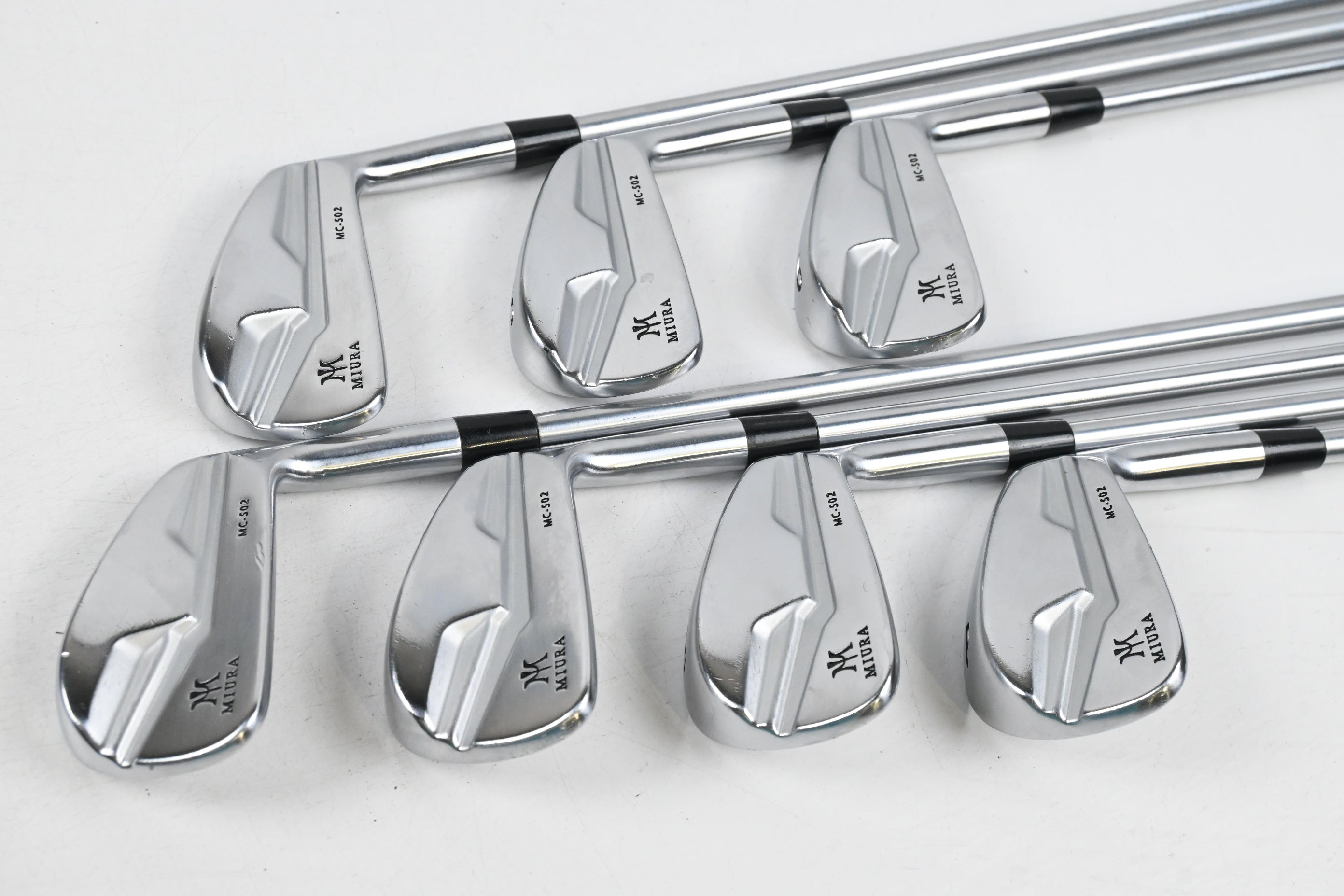 Miura MC-502 Irons / 4-PW / Regular+ Flex Project X IO 105 Steel Shafts